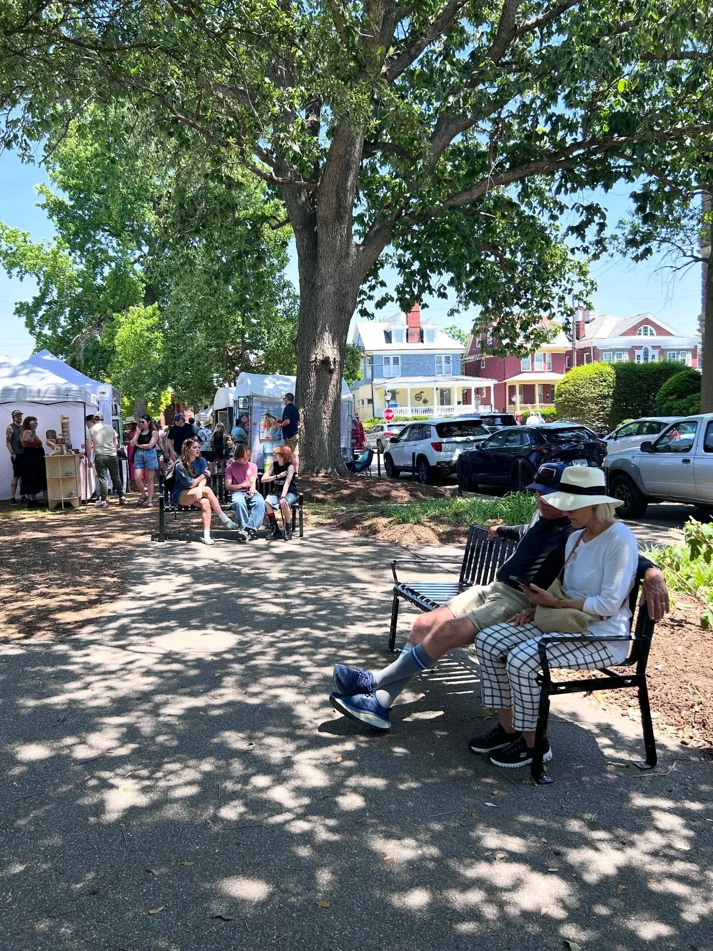 How nice to know Norfolk citizens are no longer paying for the installation and removal of benches in Stockley Gardens twice a year for the Arts Festival.  Yes, that really happened and if you live in Norfolk you paid for it 😳 #ghentneighborhoodleag