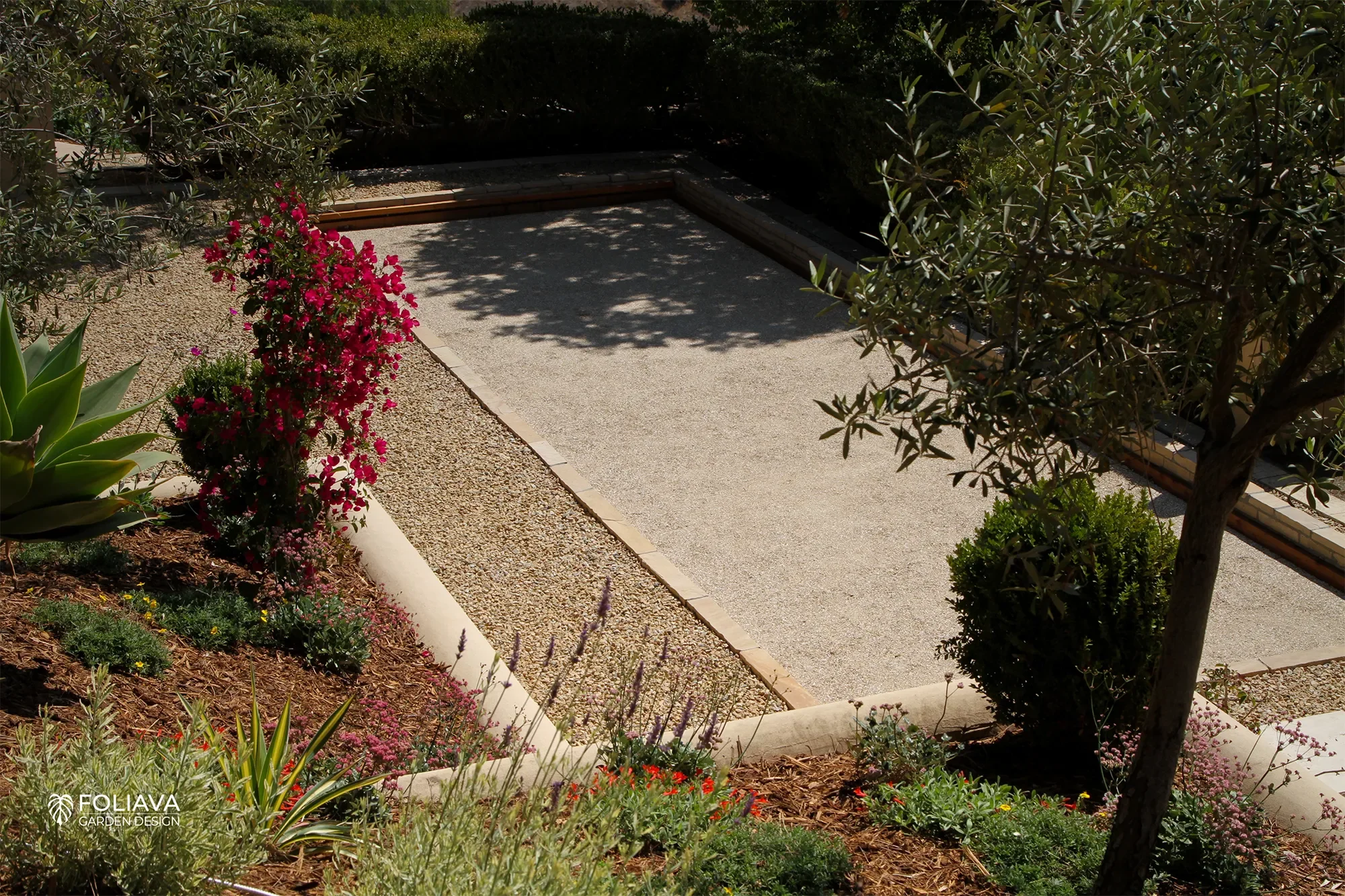 A Water-Wise Tuscan Garden (in Tiburon)