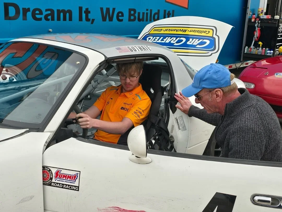 miat

FINALLY back on track after 3 weeks, and I got to drive a Miata for the first time! Much different from anything I&rsquo;ve driven so far, and it&rsquo;s taken a lot of adapting to get used to, but lots of fun. Huge thank you to Jim Guthrie for