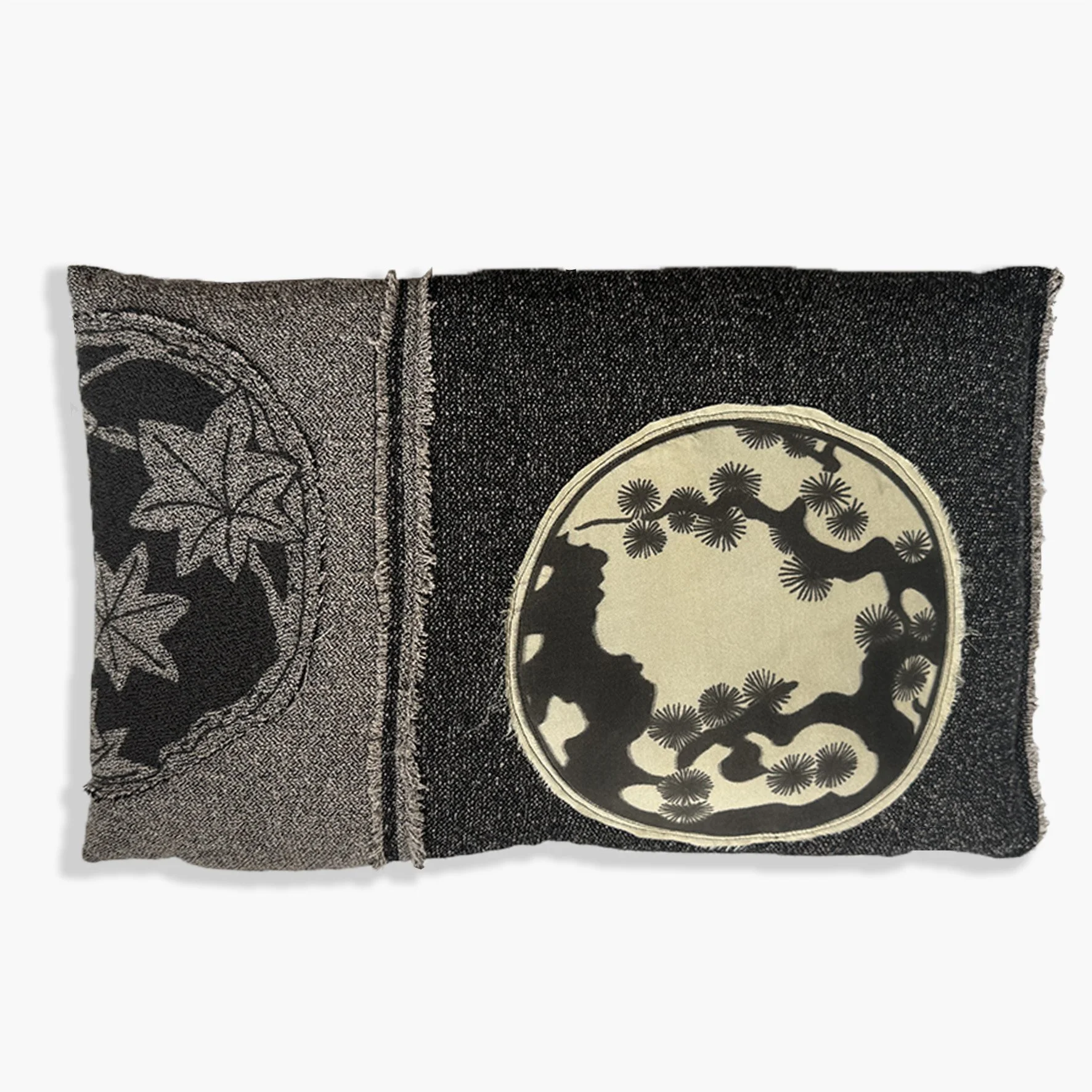 WOOL AND SILK CUSHION 3,  SAKURA