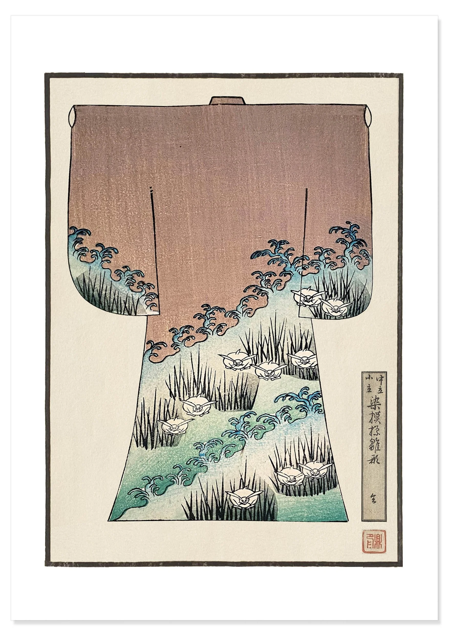 KIMONO, HIDING HARES