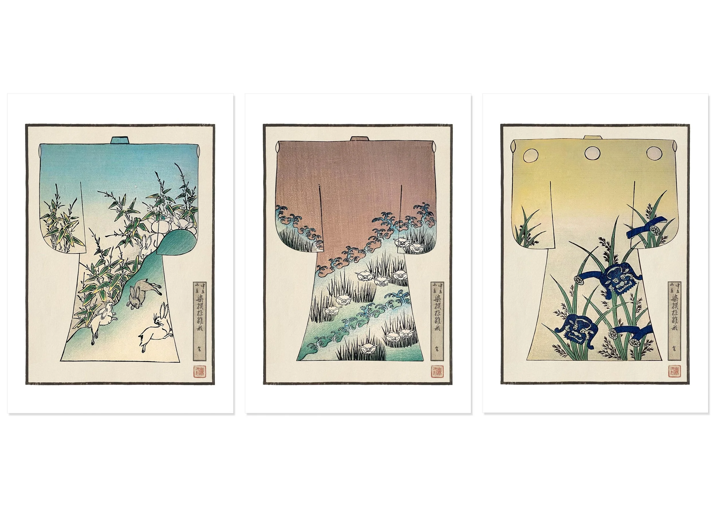 KIMONO, ELEMENTS SET