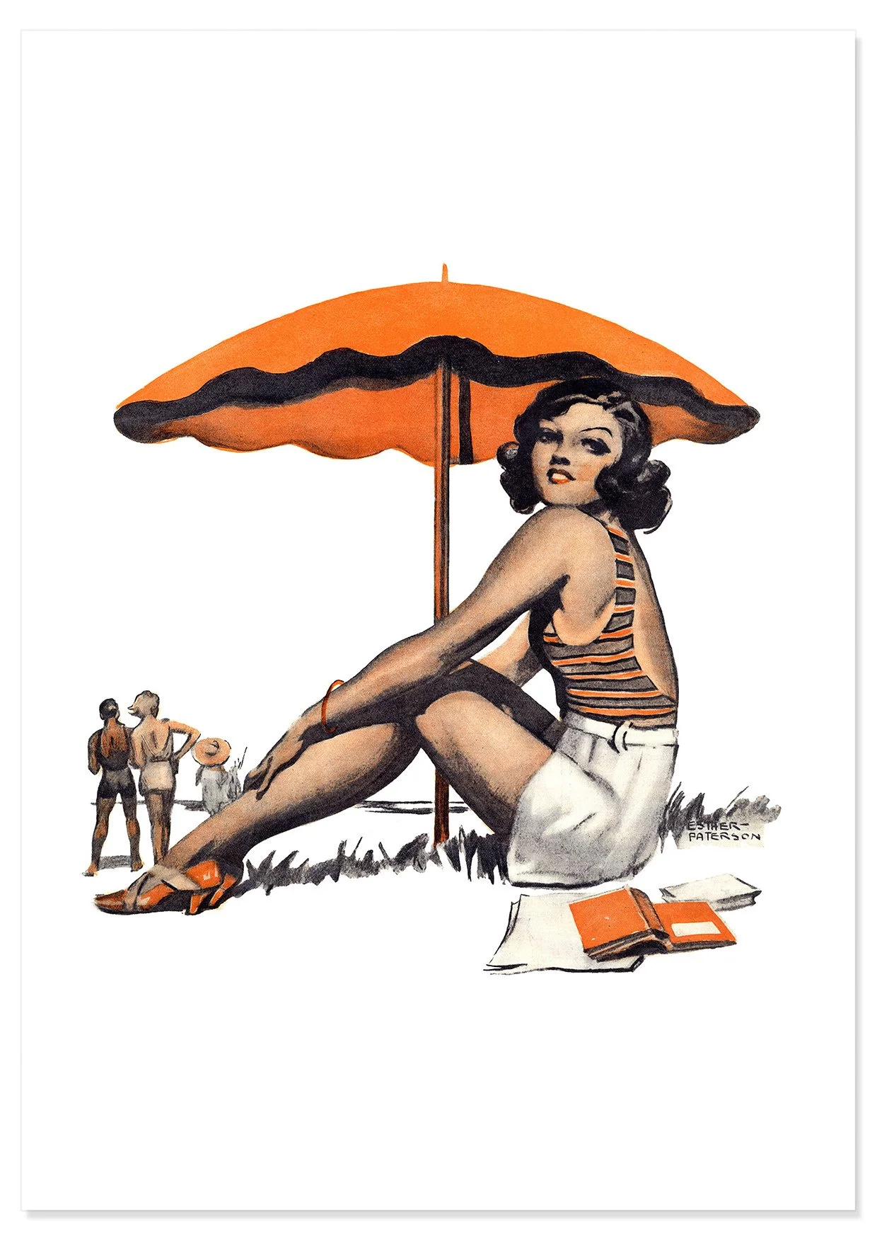 BEACH UMBRELLA GIRL