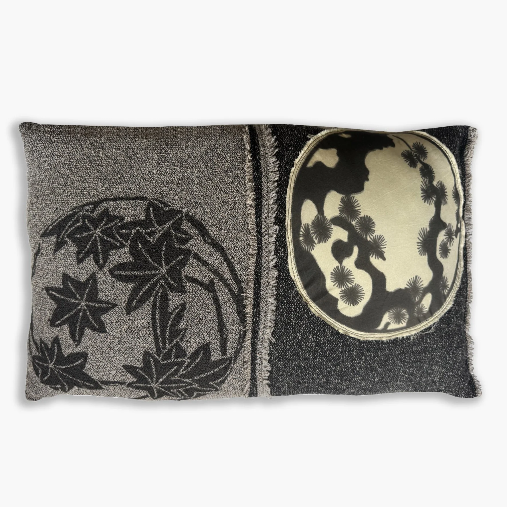 WOOL AND SILK CUSHION 4,  SAKURA