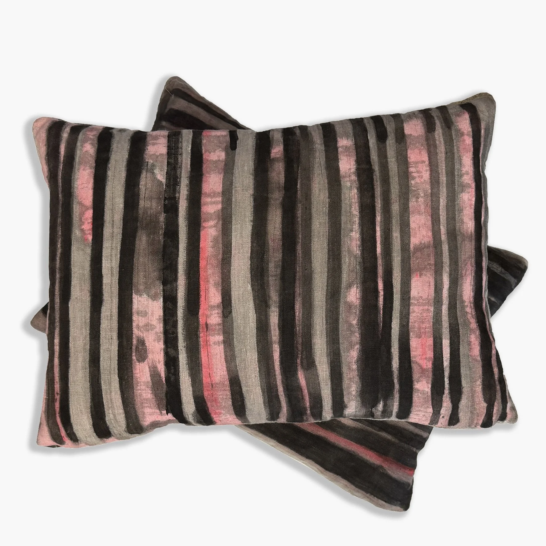 ARTIST STRIPE LINEN BUNDLE 2, LUMBAR X 2