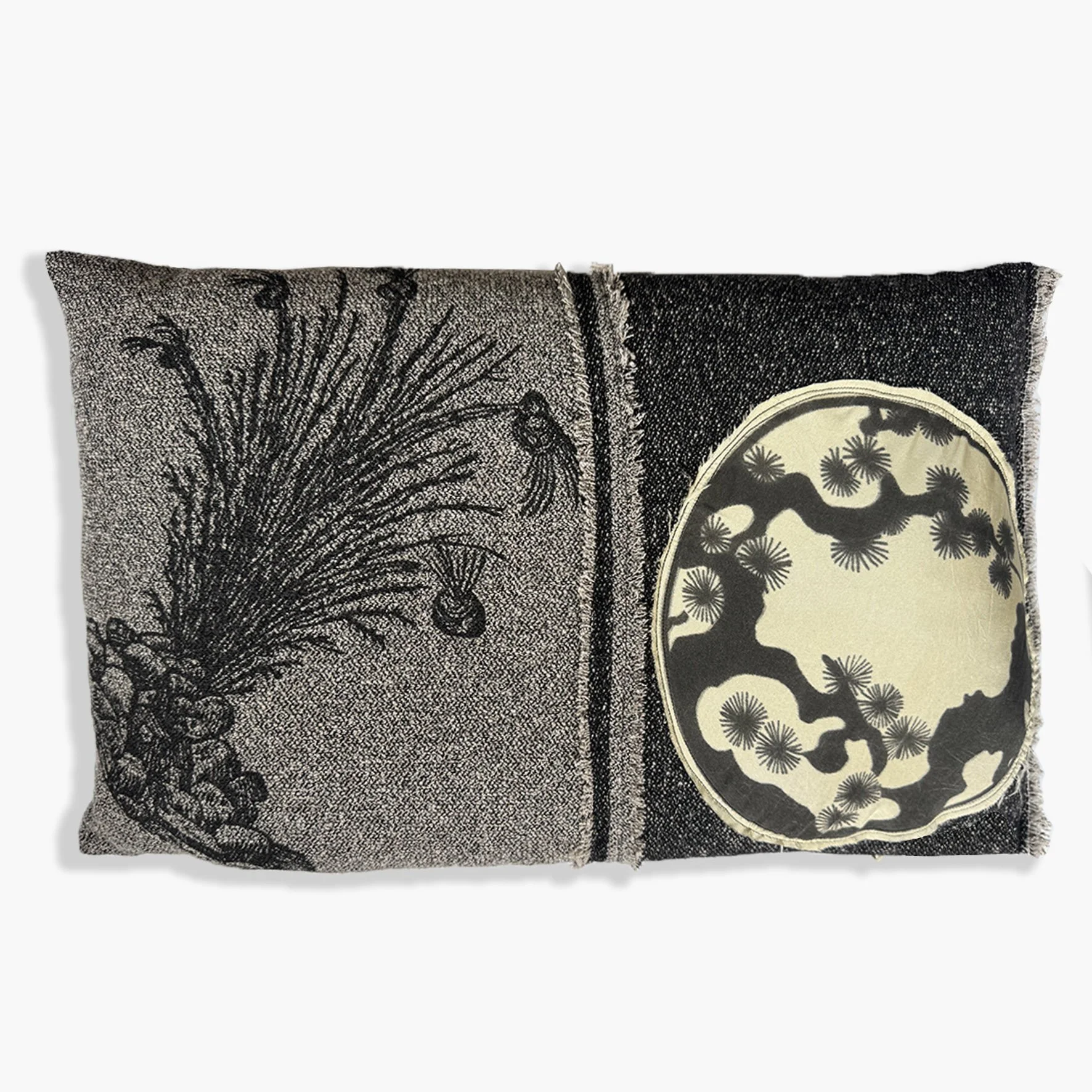 WOOL AND SILK CUSHION 6,  SAKURA