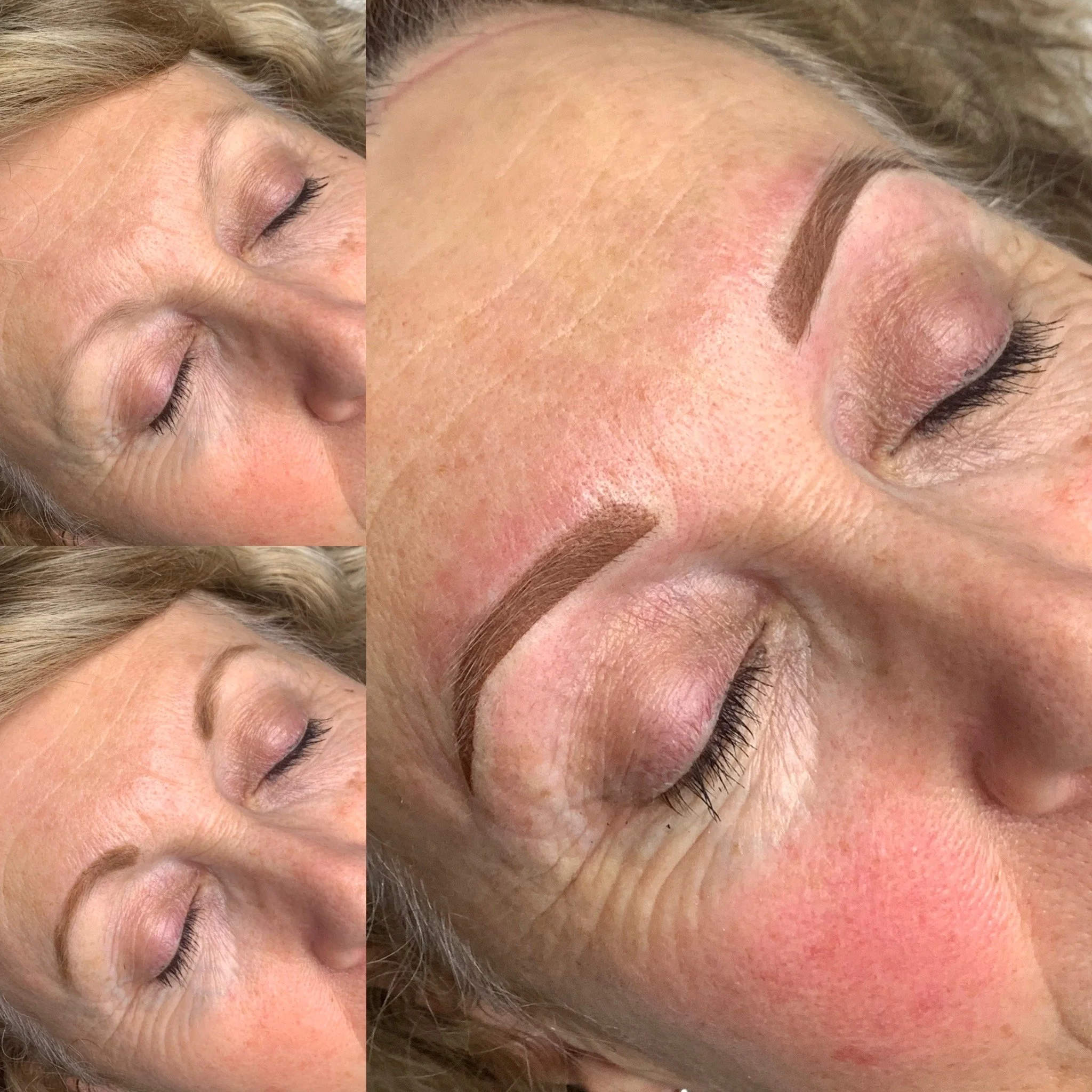 Ombre eyebrows session one process.JPG