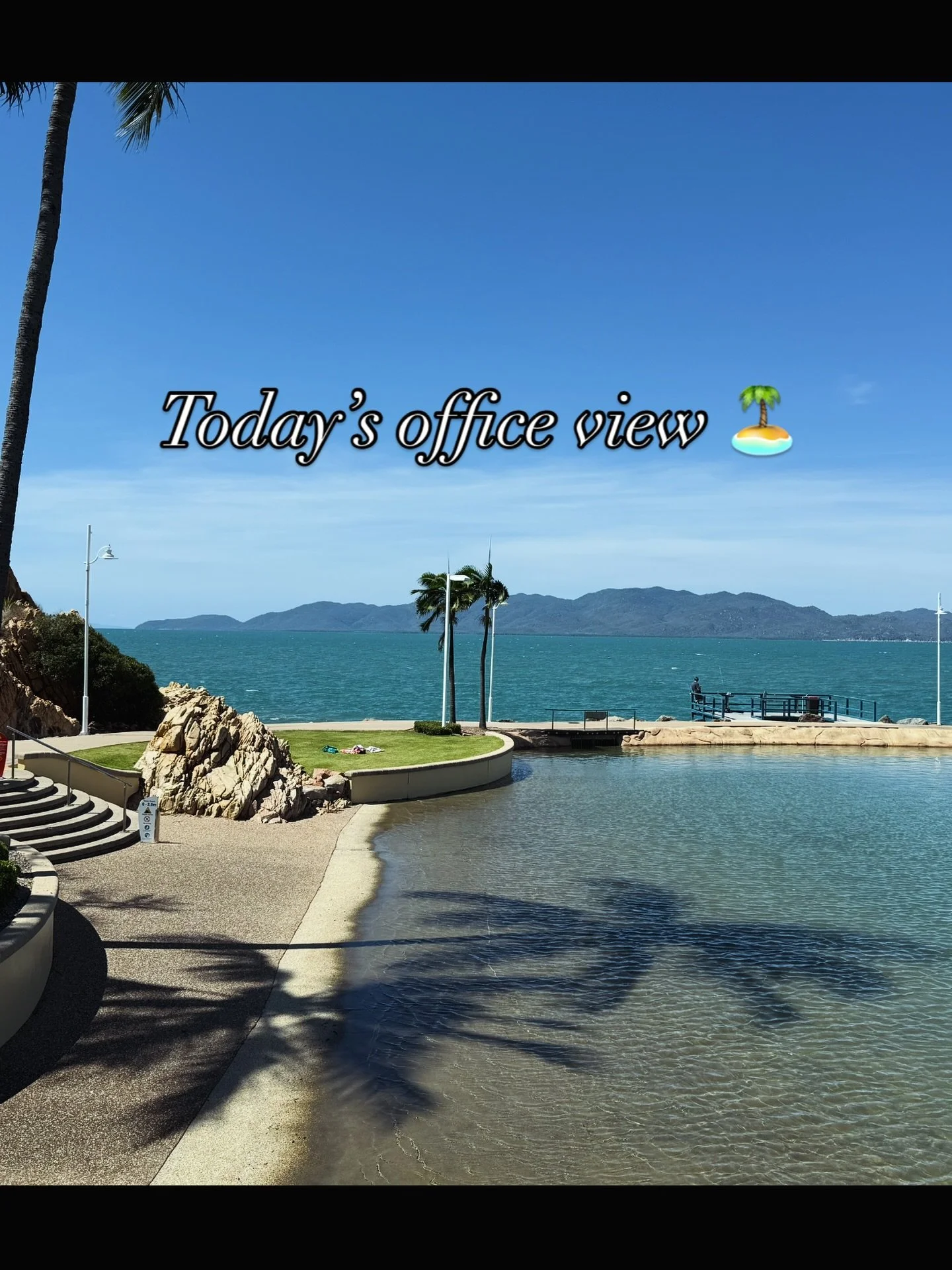 Not a bad view to work by&hellip;.
.
.
.
.
#townsville #magneticisland #vardythoroughbreds