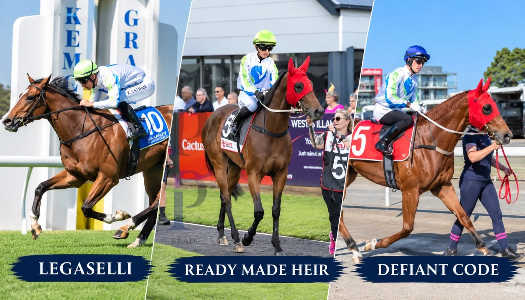 Could today be a &ldquo;triple treat&rdquo;?

We have three genuine hopes who all head to the races in tip top order. 

GOSFORD💙💚🤍

Legaselli is in race one over 1600 for @johnthompsonracing and gun apprentice @williamstanley_7 
She&rsquo;s drawn 