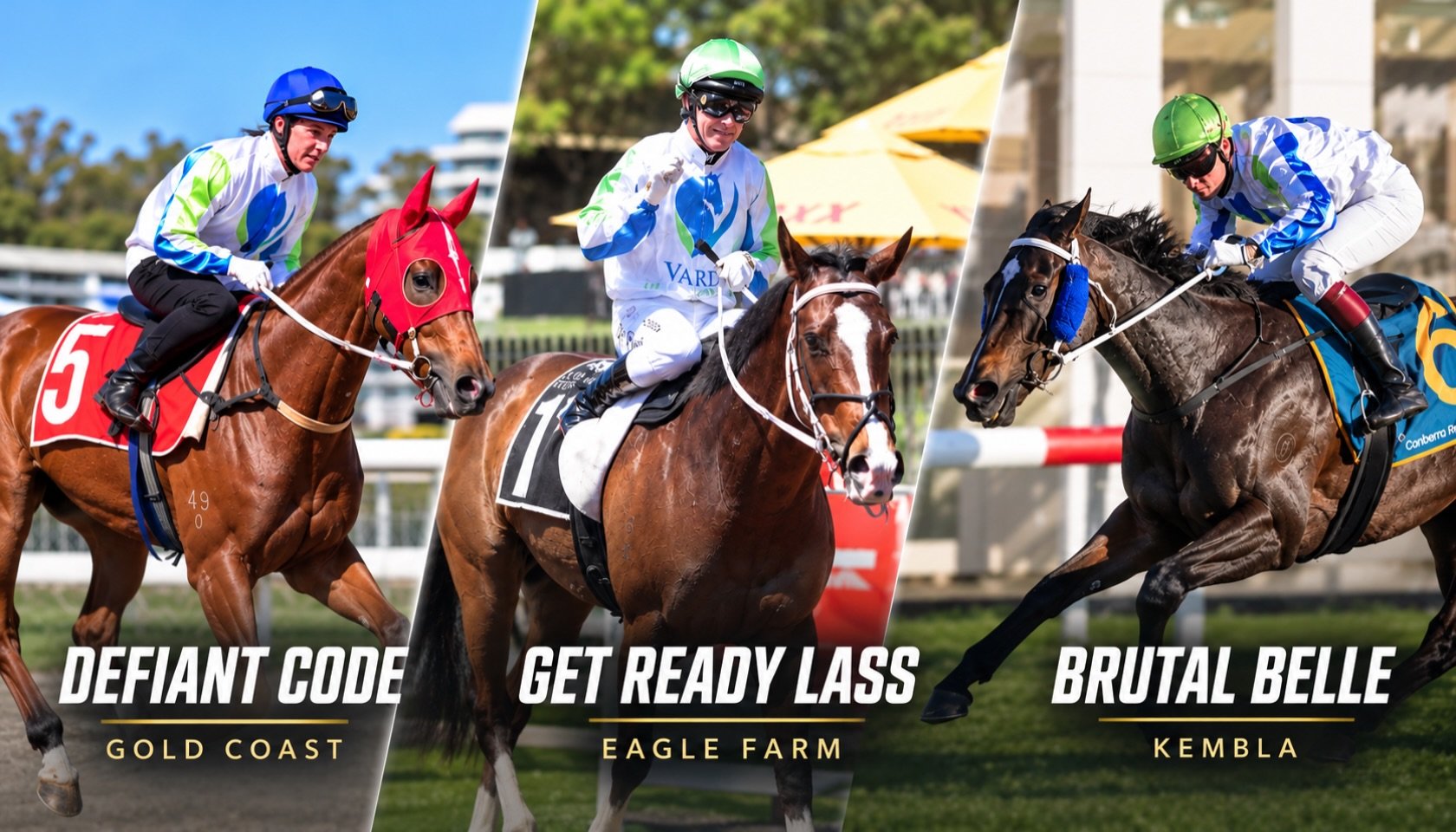 3 runners today representing #teamvardy💙💚🤍

Defiant Code kicks us off @gcturfclub for @chrisandersonracing and @jasper_franklin03 in race 5. 
He&rsquo;s back in distance and the first time on the poly, so today is a bit of an &ldquo;unknown&rdquo;