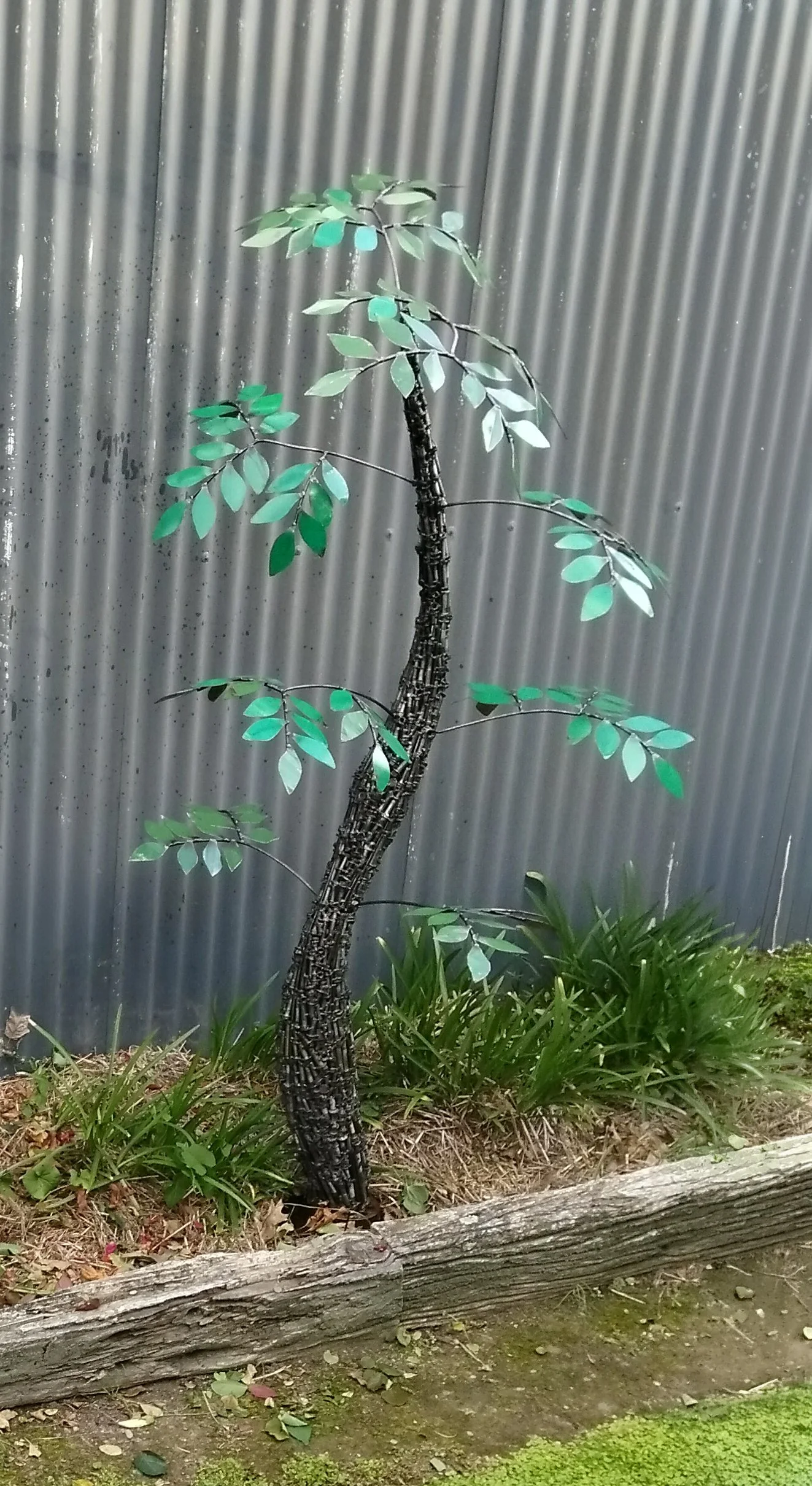  69. Gawie Bosman 
  Spring Tree  
 (2026)
 Recycled steel
 2100 x 1000 x 1000mm
 $3,300
   SOLD  , available by commission