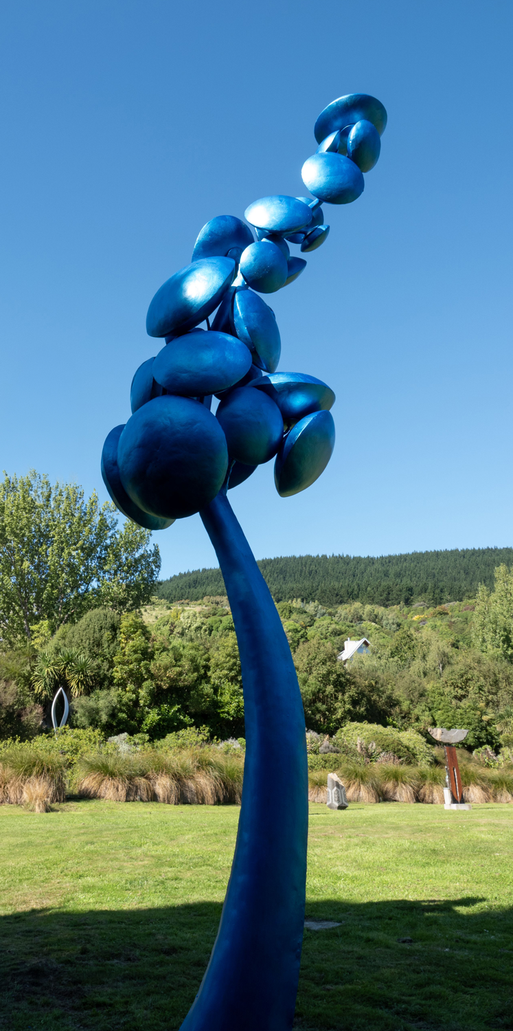  11. Chris Moore 
  Fragile depths 1  
 (2026)
 Forged and fabricated steel and aluminium, painted
 4.5m x 600 x 1200mm
 $21,000