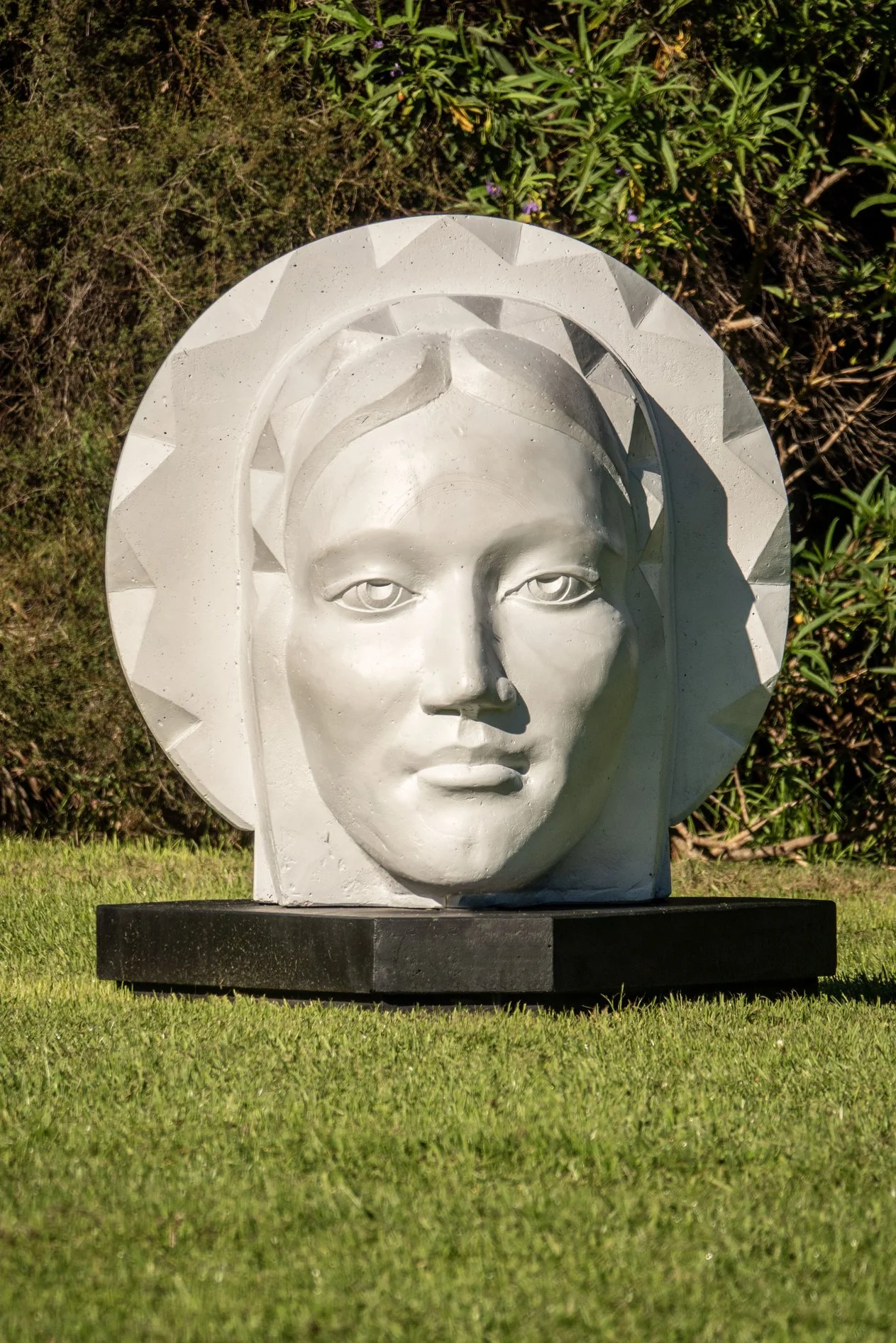  15. Rory McDougall 
  Head of Maire  
 (2025)
 Concrete
 1200 x 1200 x 600mm
 $7,000