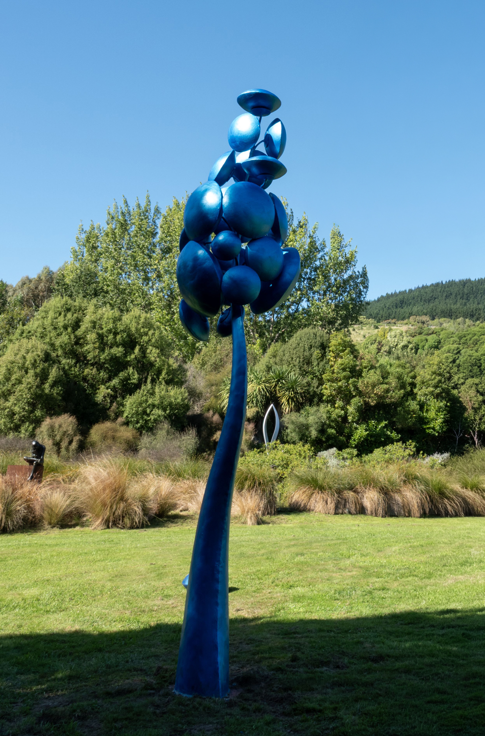  11. Chris Moore 
  Fragile depths 2  
 (2026)
 Forged and fabricated steel and aluminium, painted
 3.6m x 600 x 1700mm
 $18,000