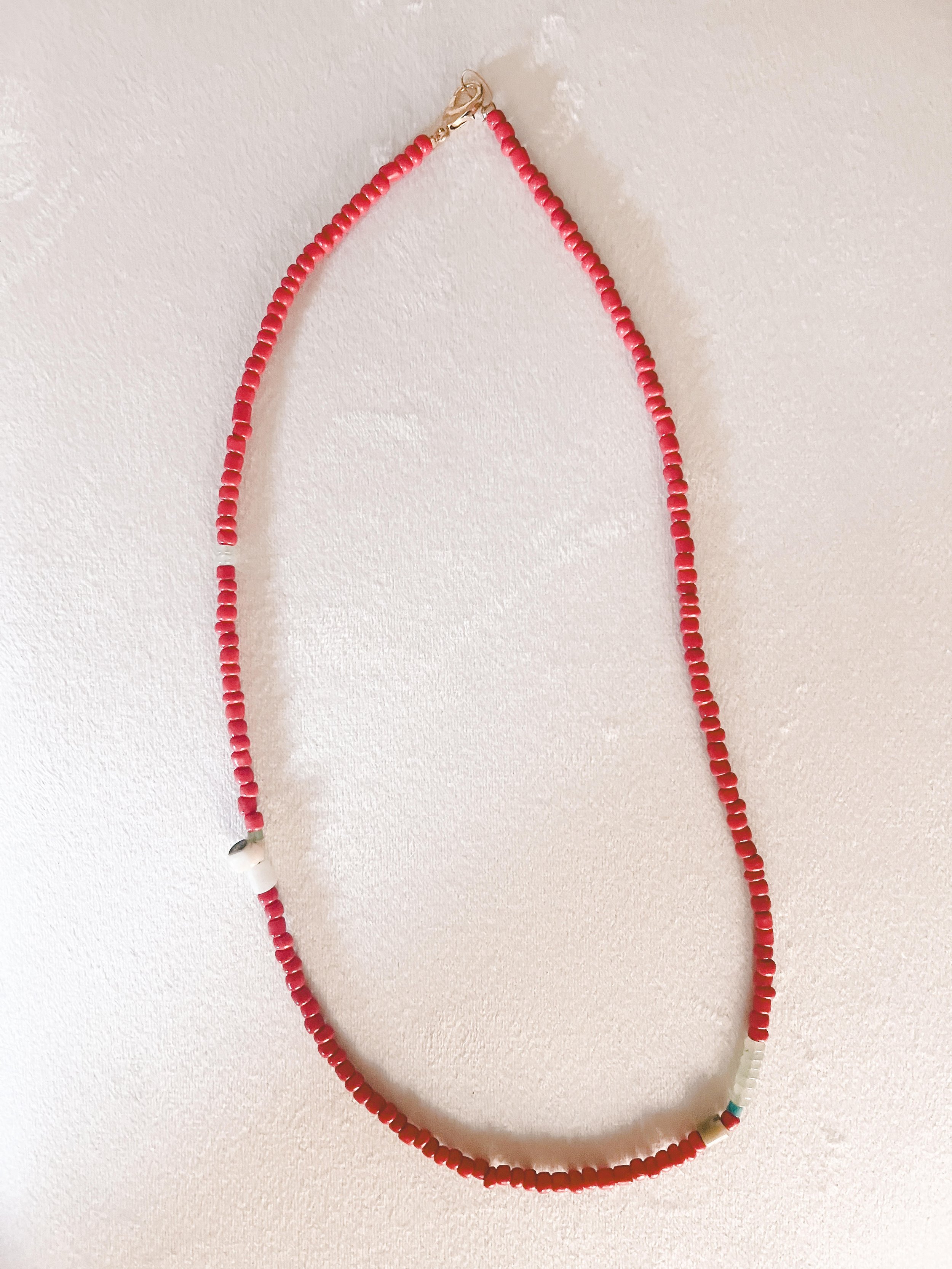 Handmade Beaded Necklace - Audrey