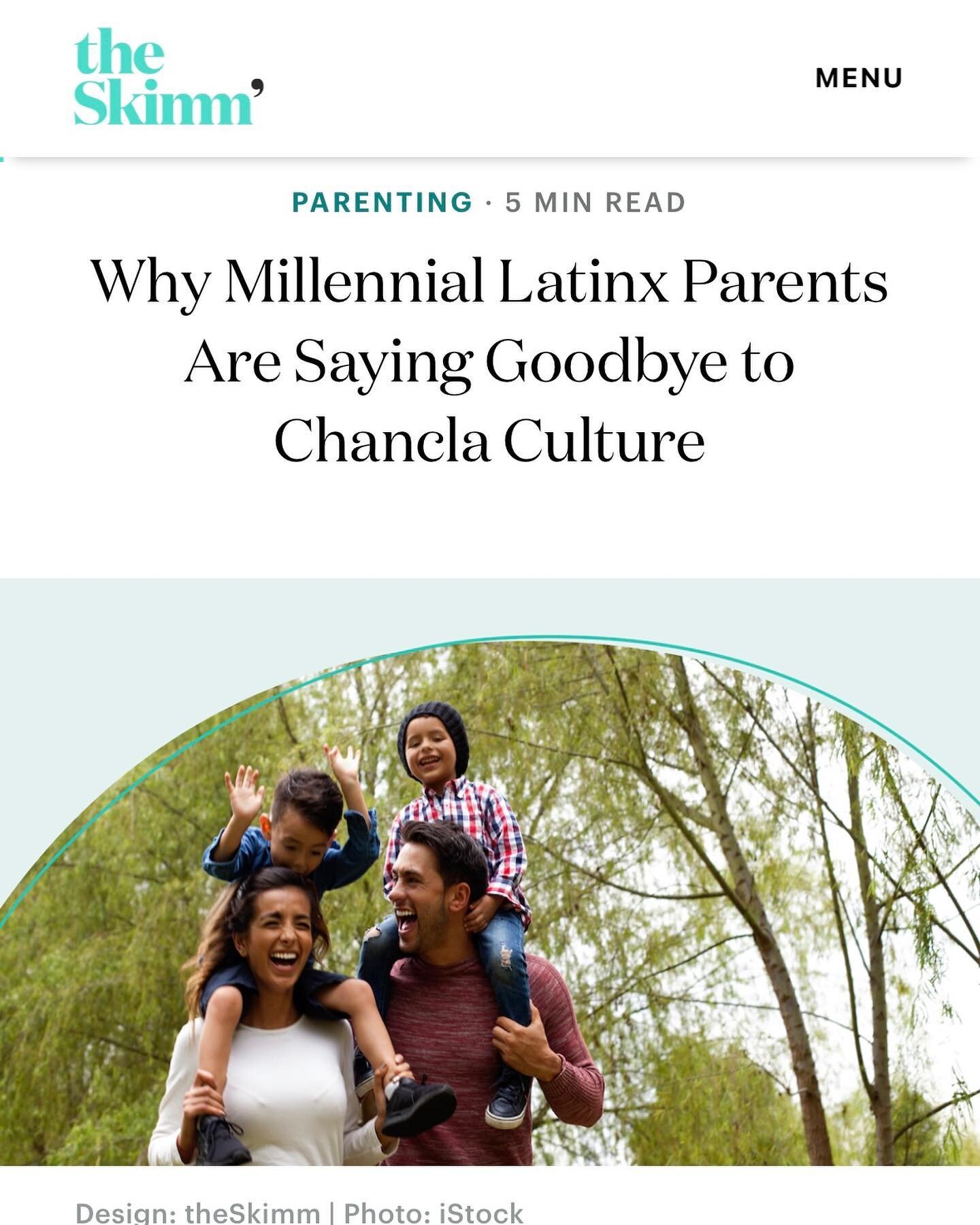 Thank you @theskimm for including me in such an important conversation. Find out more about the future of Latinx parenting and how millennial parents are healing the next generations @theskimm 
Written by: @msirinagonzalez @claudiarupcich 
@karellrox