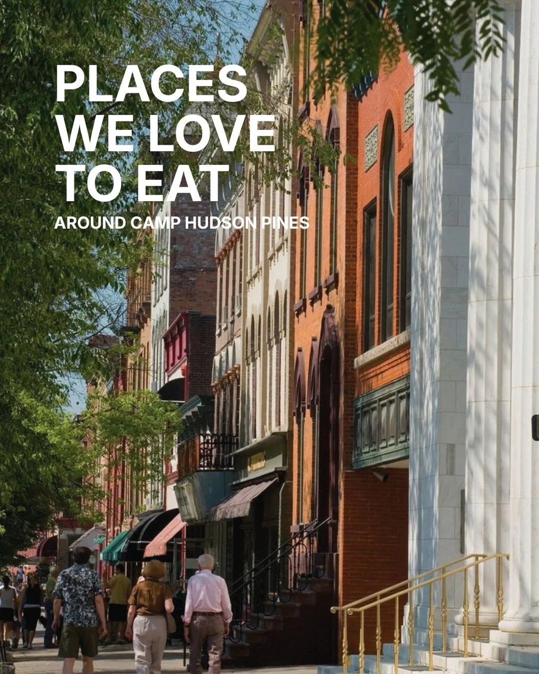 If you are a foodie, Saratoga Springs is the spot for you. There are so many delicious spots to eat near Camp Hudson Pines and these are a few of our favorites in Glens Falls, Lake Luzerne and Saratoga, New York. Which of your favorite spots are we m