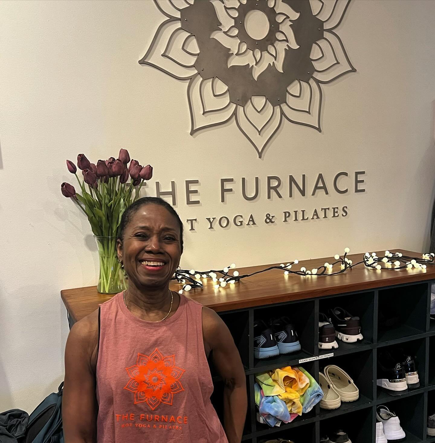 Carole you inspire us every day! 250 classes since we opened in June! 

Thank you for showing us all what consistency, determination, and grace looks like. 
#thefurnace #Inferno #hot #pilates #hotyoga #yoga #brooklyn #bayridge #strong