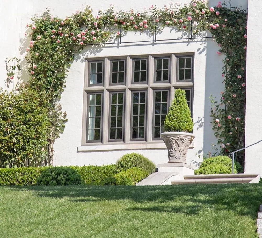 Stop and smell the roses 🌸🌿 

📷: @covermeinivy 

#climbingroses #southerncharm #traditionalhome #southernliving #veranda #beautifulmoment #traditionalarchitecture