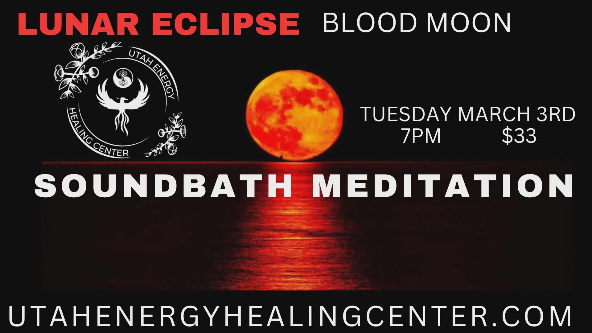 🔥🌕 BLOOD MOON 🔥🌕 TOTAL LUNAR ECLIPSE SOUNDBATH MEDITATION