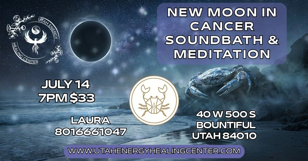 🌑 NEW MOON IN CANCER ♋️ JULY 14&nbsp;🥁SOUNDBATH MEDITATION&nbsp;🎶