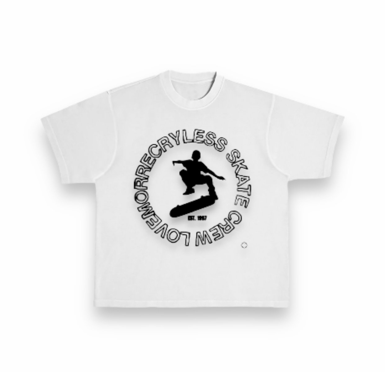 “SKATE CREW” Logo Tee
