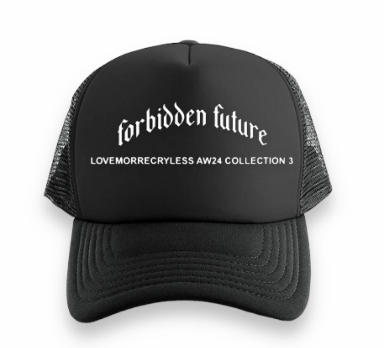 “FORBIDDEN FUTURE” logo hat