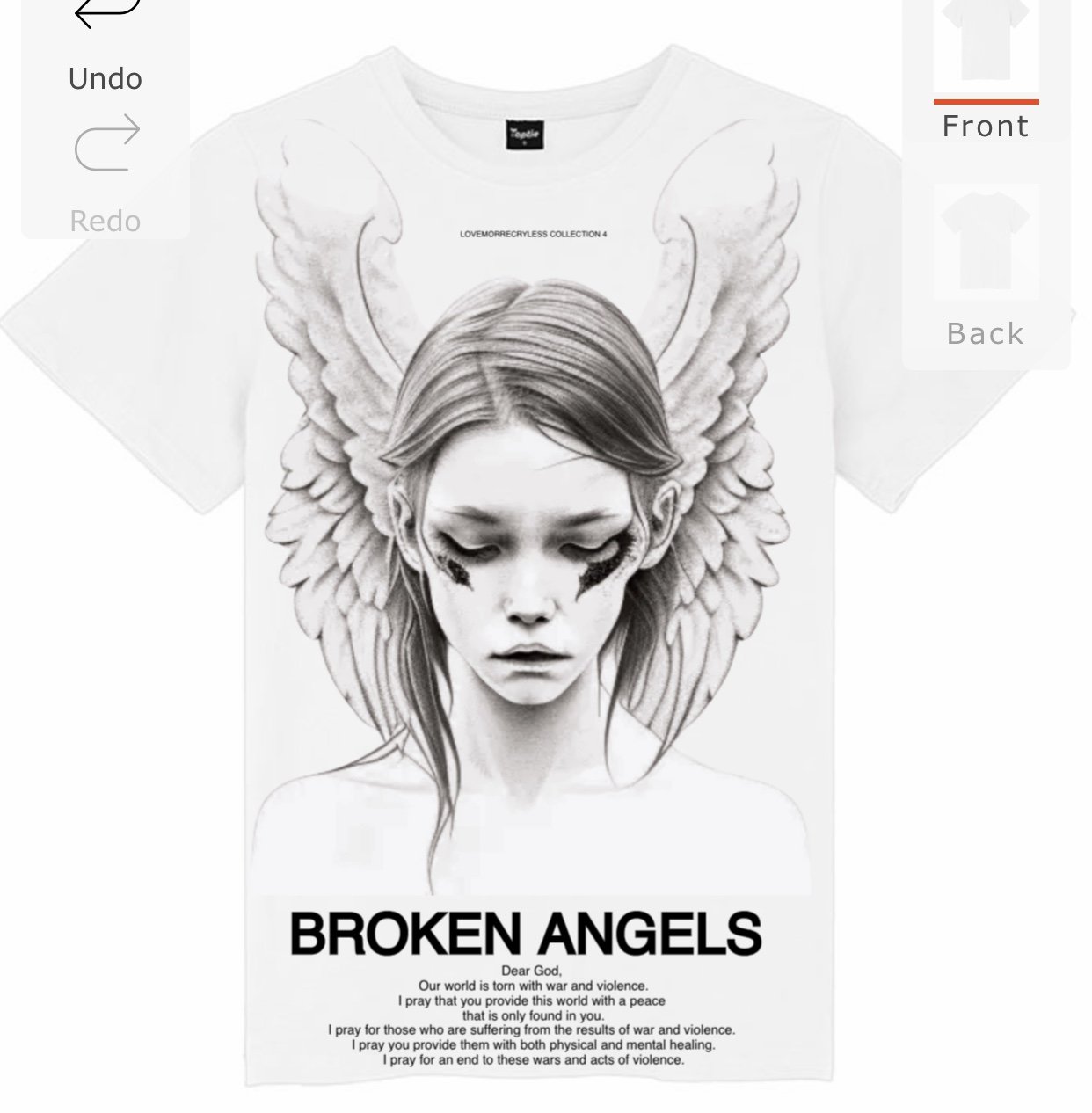 BROKEN ANGELS TEE