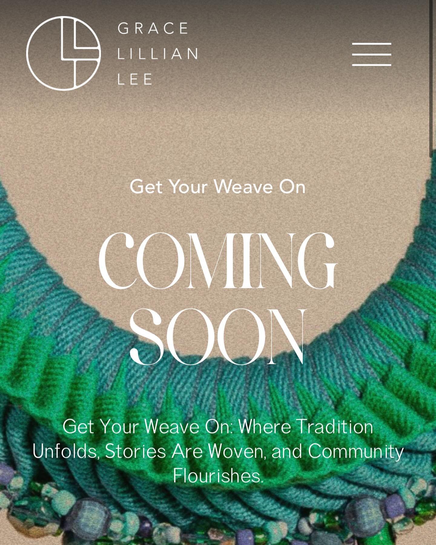 🌟 Exciting News! 🌟 ITS TIME TO - GET YOUR WEAVE ON 

I&rsquo;m thrilled to announce the launch of my first commercial collection, the Marcella collection! Inspired by my late Grandma Marcella Lillian Lee, each piece is meticulously hand-woven by me