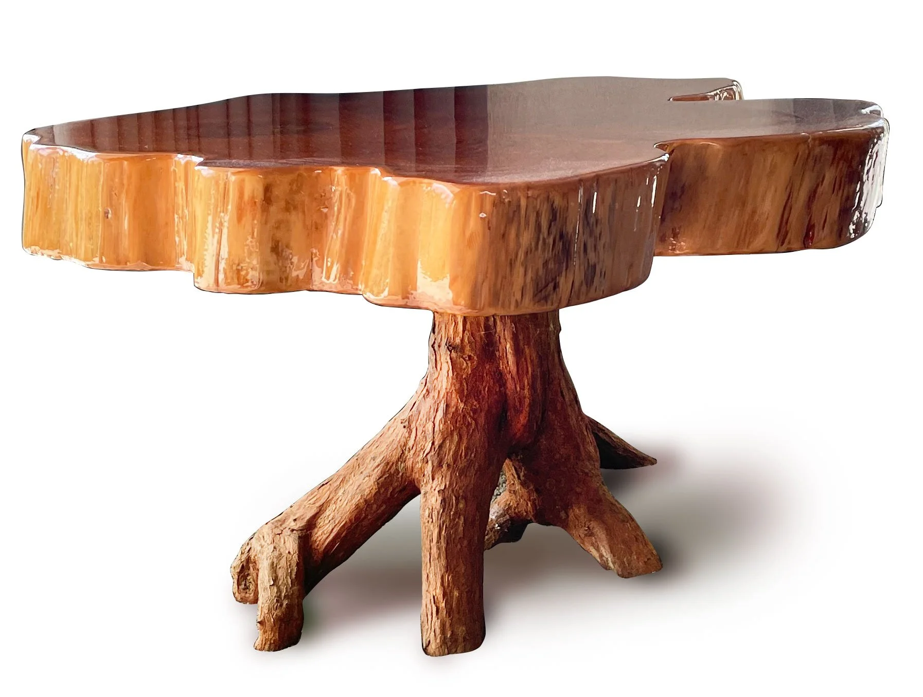 Feijoa Macrocarpa Ring Wooden Coffee Table — Oratia Creations