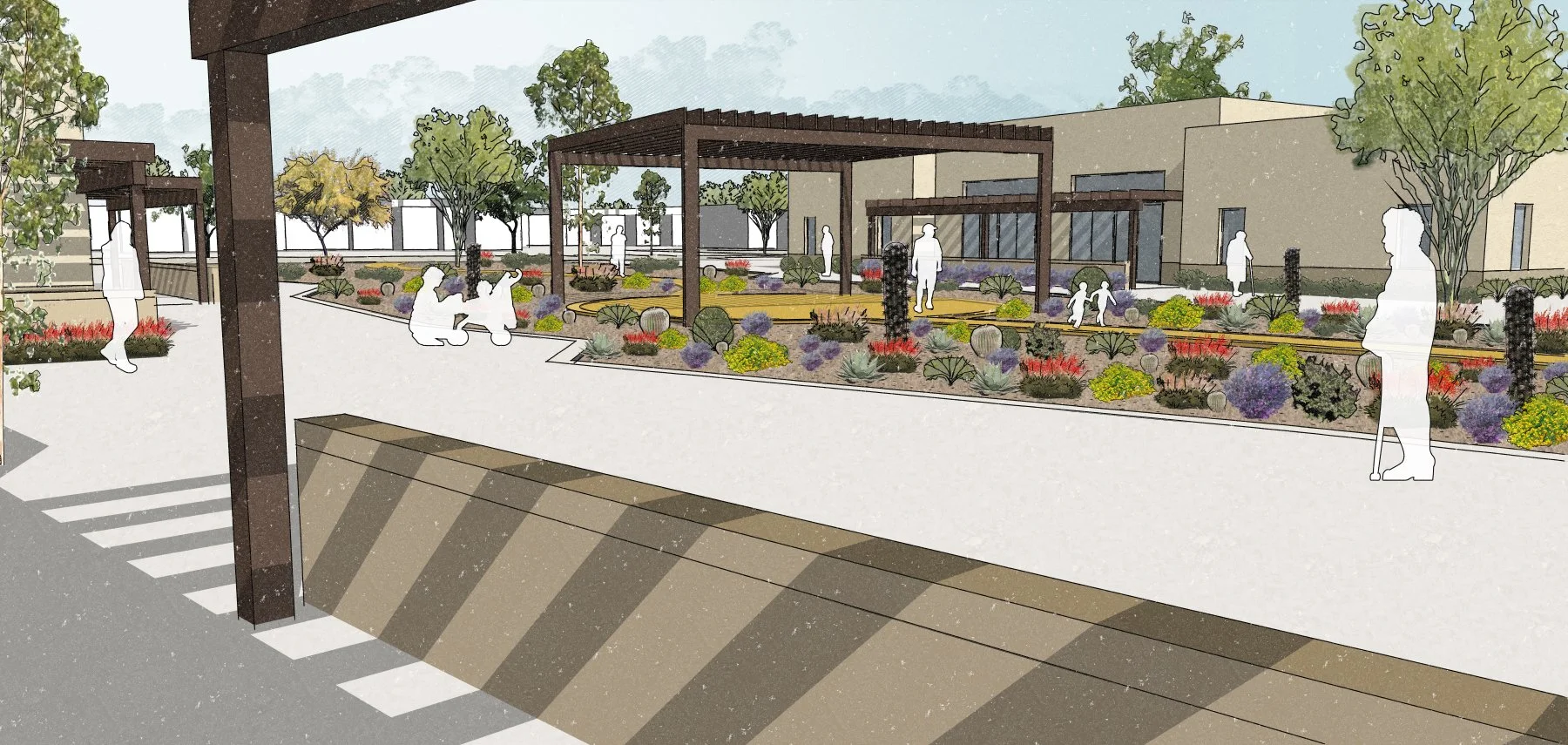 image of rendering of senior living community design