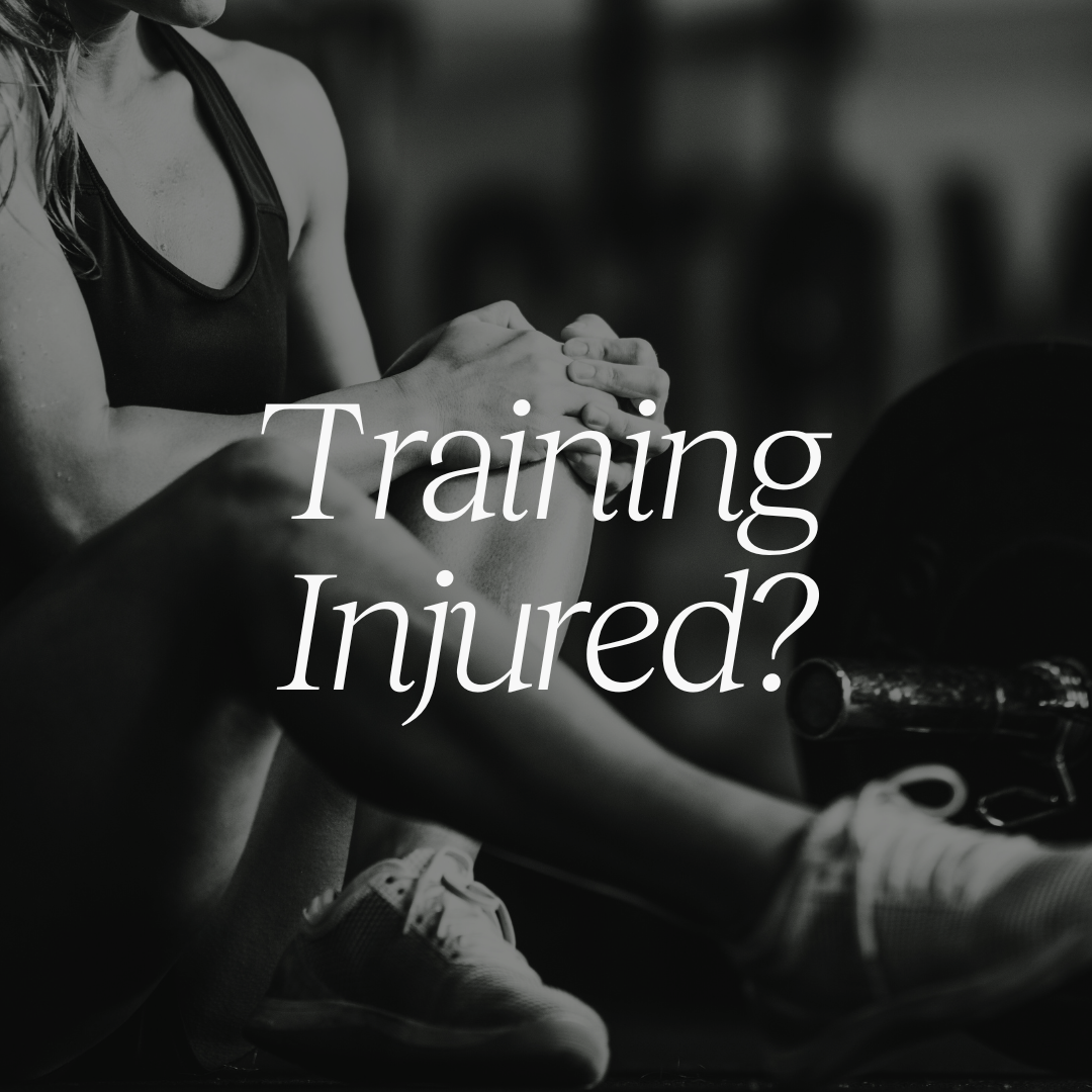 Do I have to stop training with an injury?