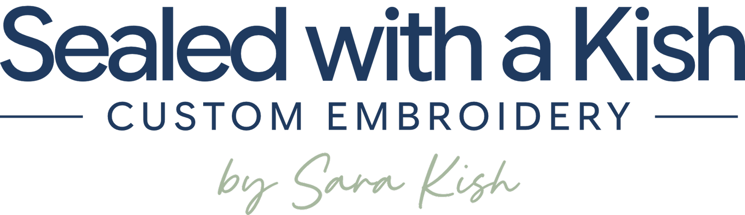 Sealed with a Kish Embroidery