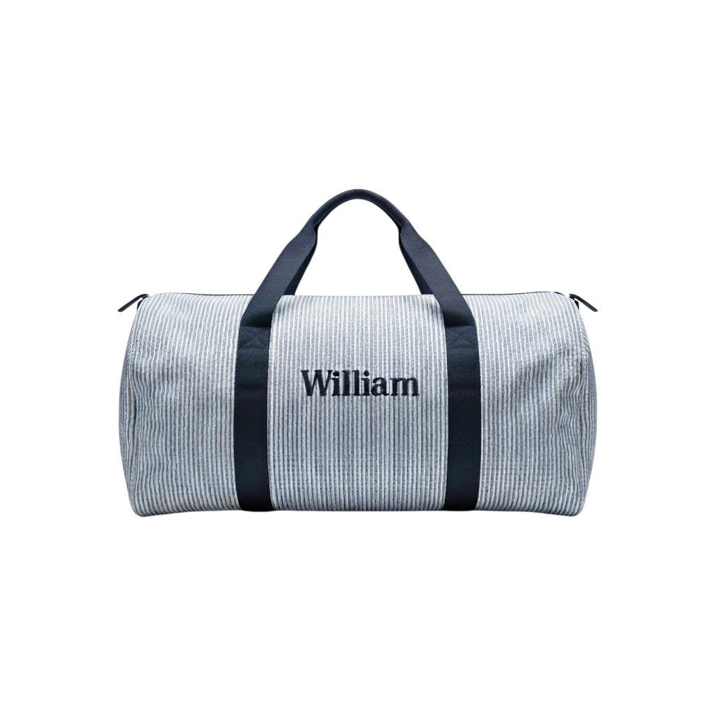 Seersucker Duffle for Kids