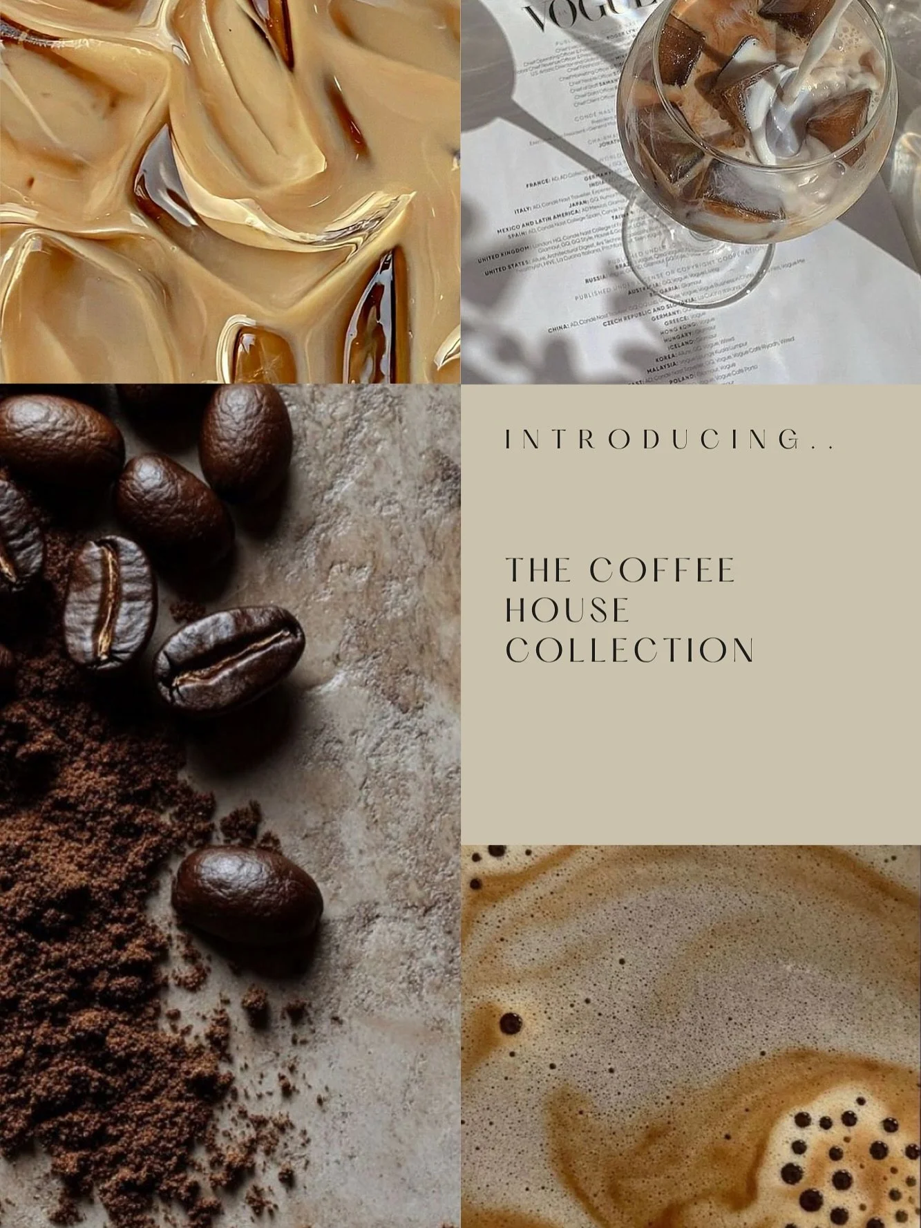 ☕✨ Introducing: The Coffee House Collection ✨☕

A fresh pour of cozy, delicious tones has arrived &mdash; inspired by your favorite coffee creations.
From Hazelnut&rsquo;s soft warmth to Toasted Coconut&rsquo;s creamy glow, these new shades bring tha