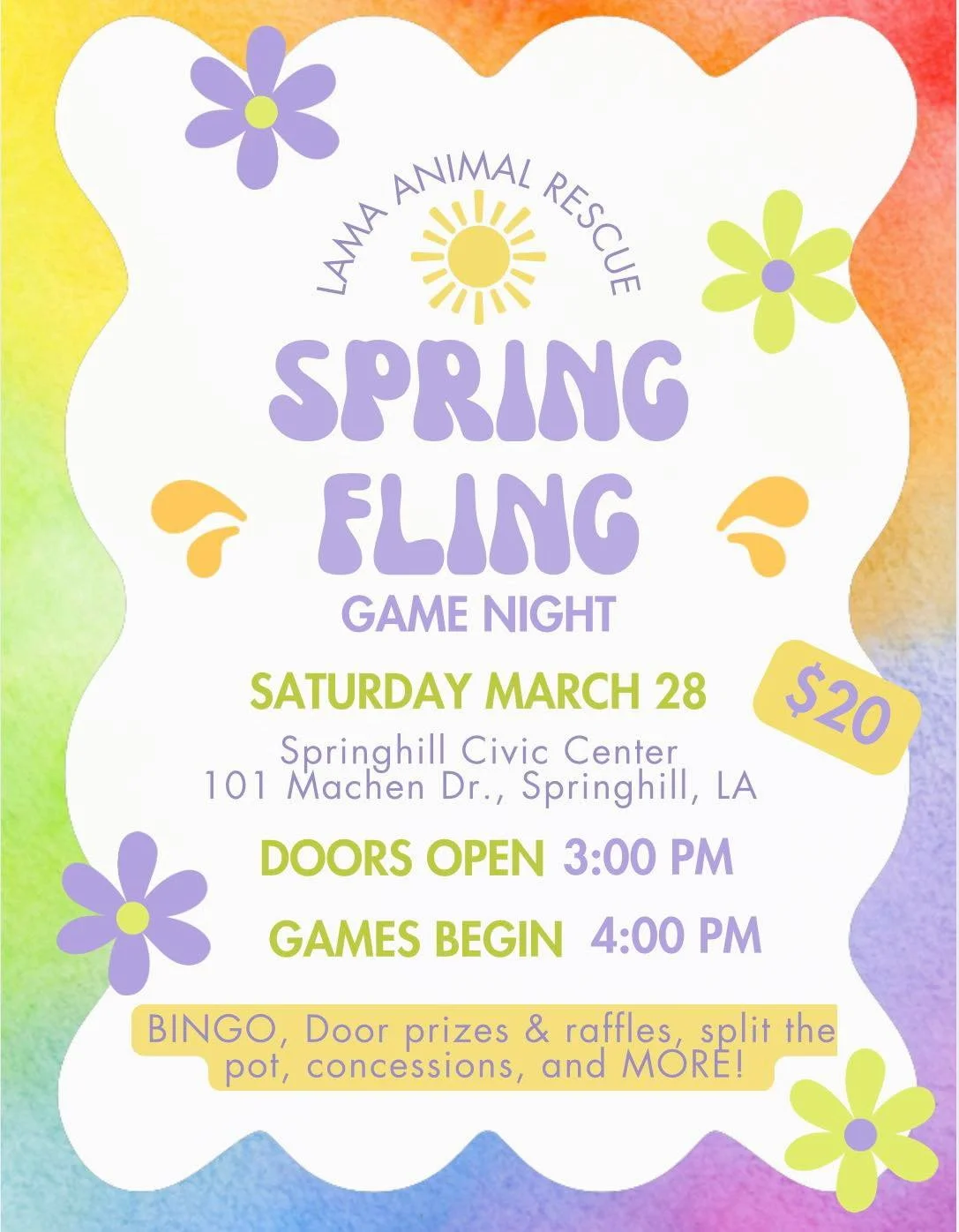 Spring Fling Game Night