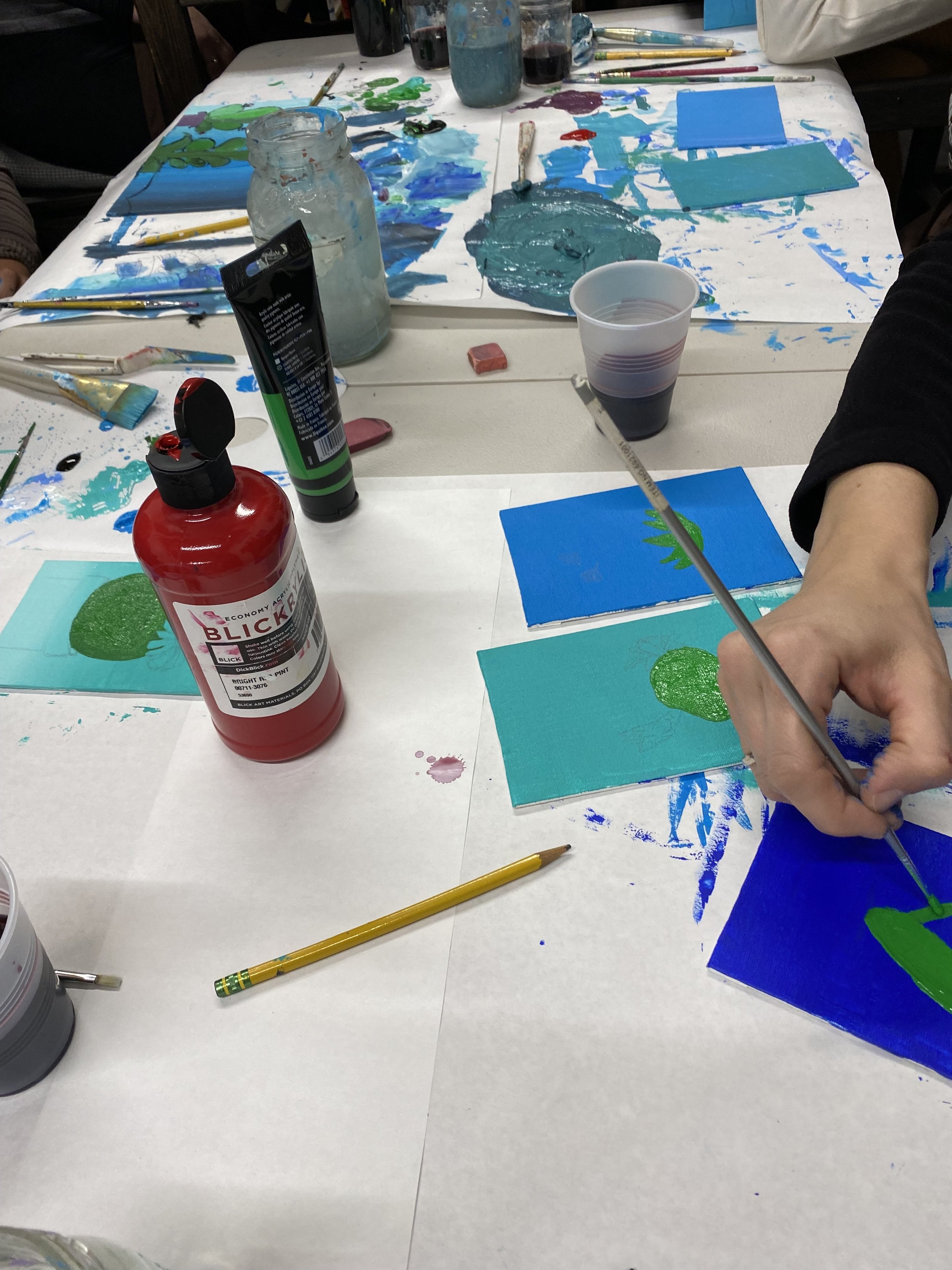 Paint Party! We've done birthdays, date nights, fundraisers, and just because parties
