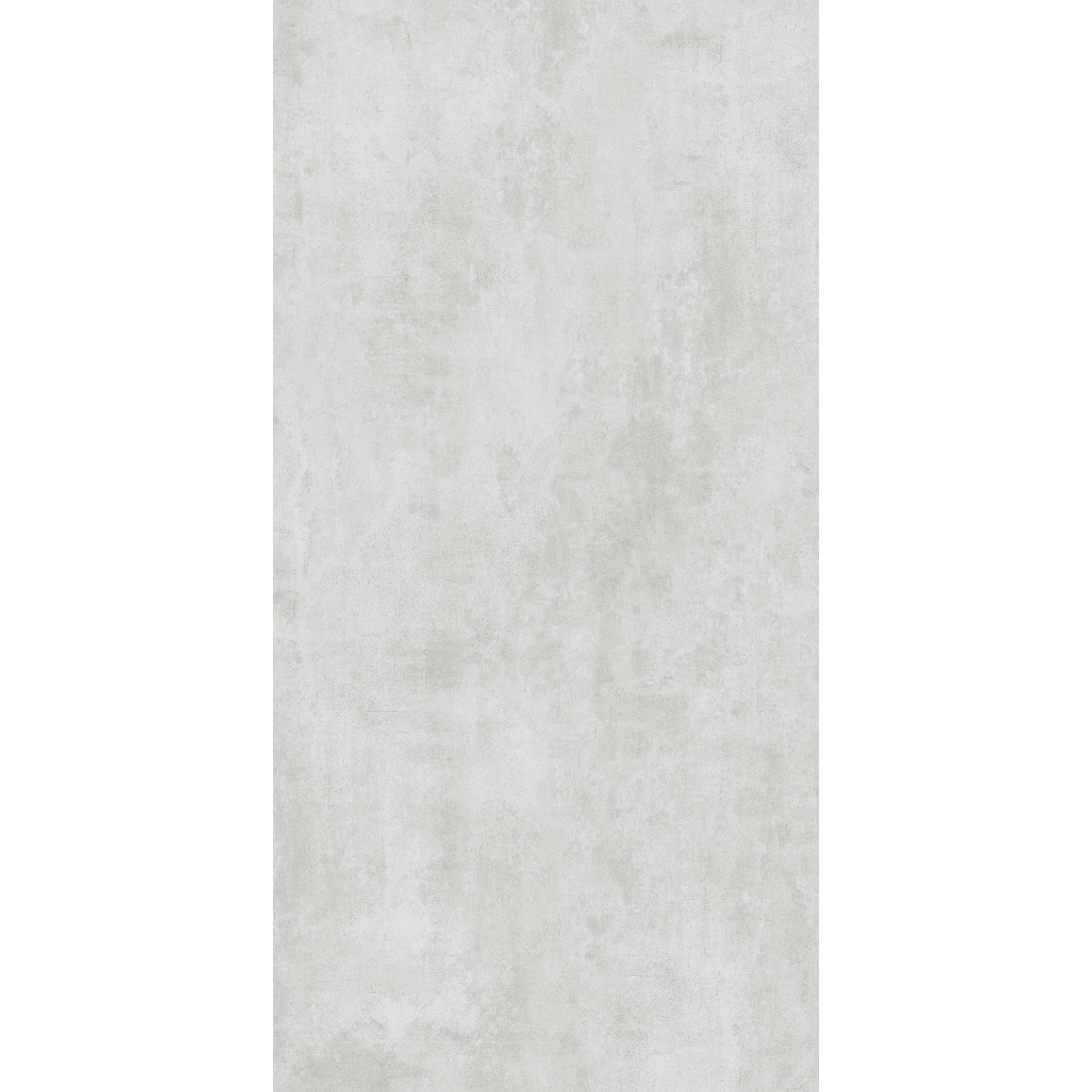 Lithic Coin tile with pale grey concrete-look texture