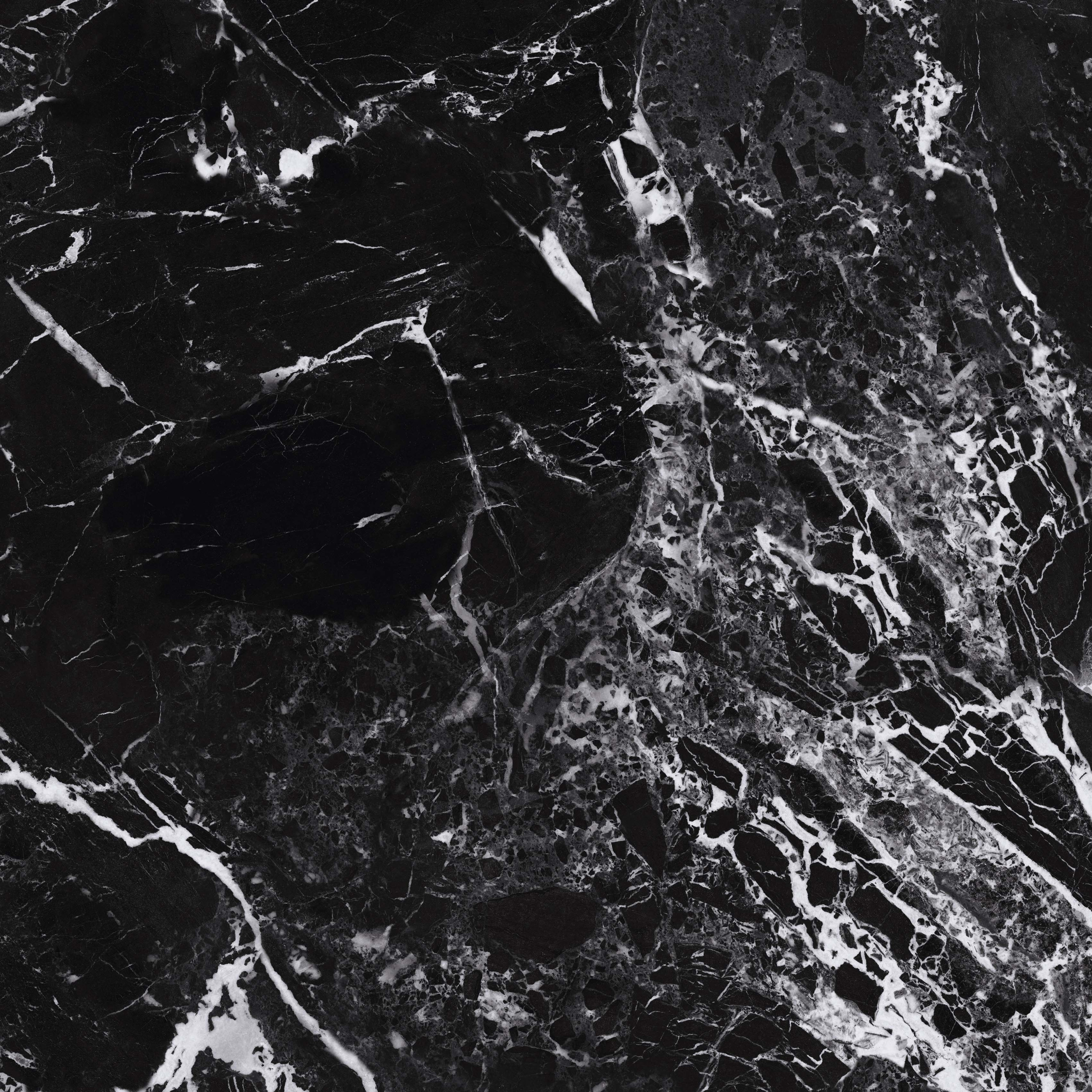 Black and white marble effect tile for shower wall