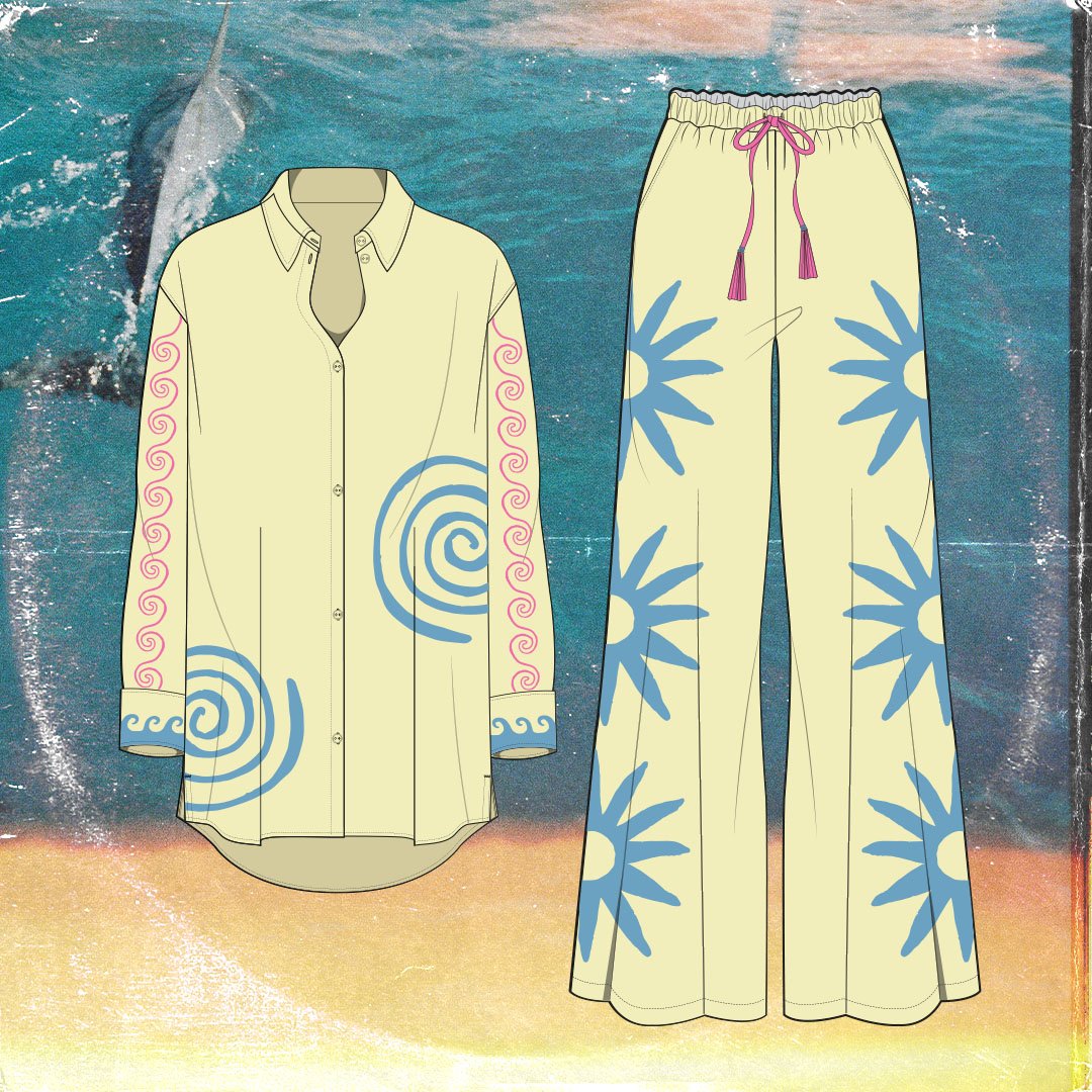 Swimwear Set Apparel Print Graphic Designer