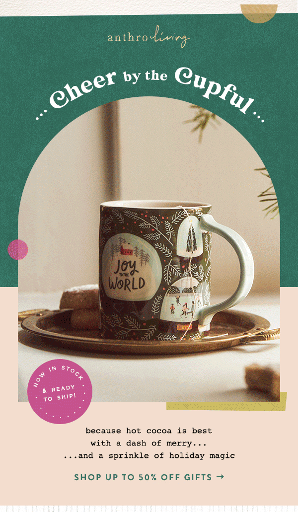 Feminine homeware and fashion brand email marketing design for Urban Outfitters Inc. family brands