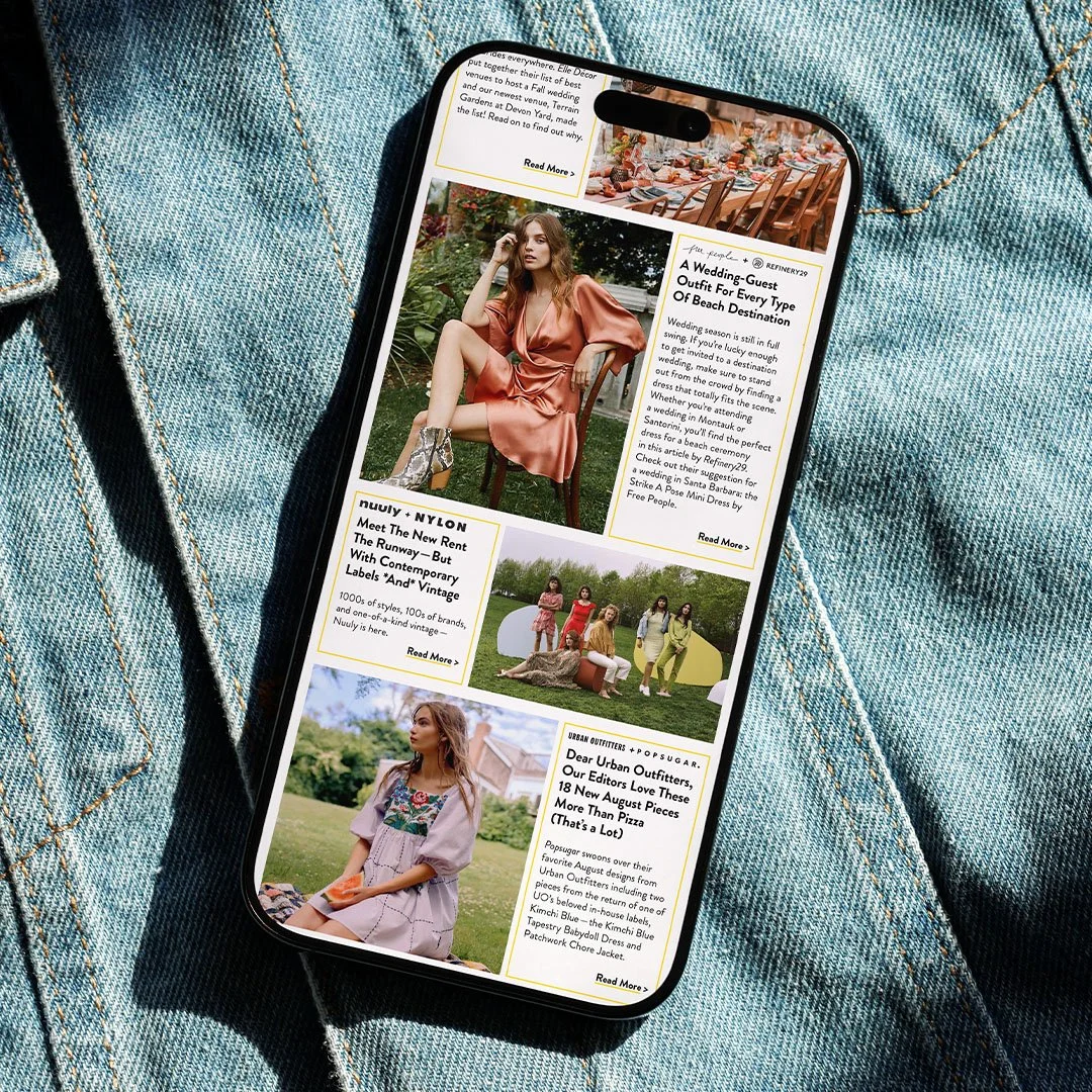 URBN Community Email Newsletter Design