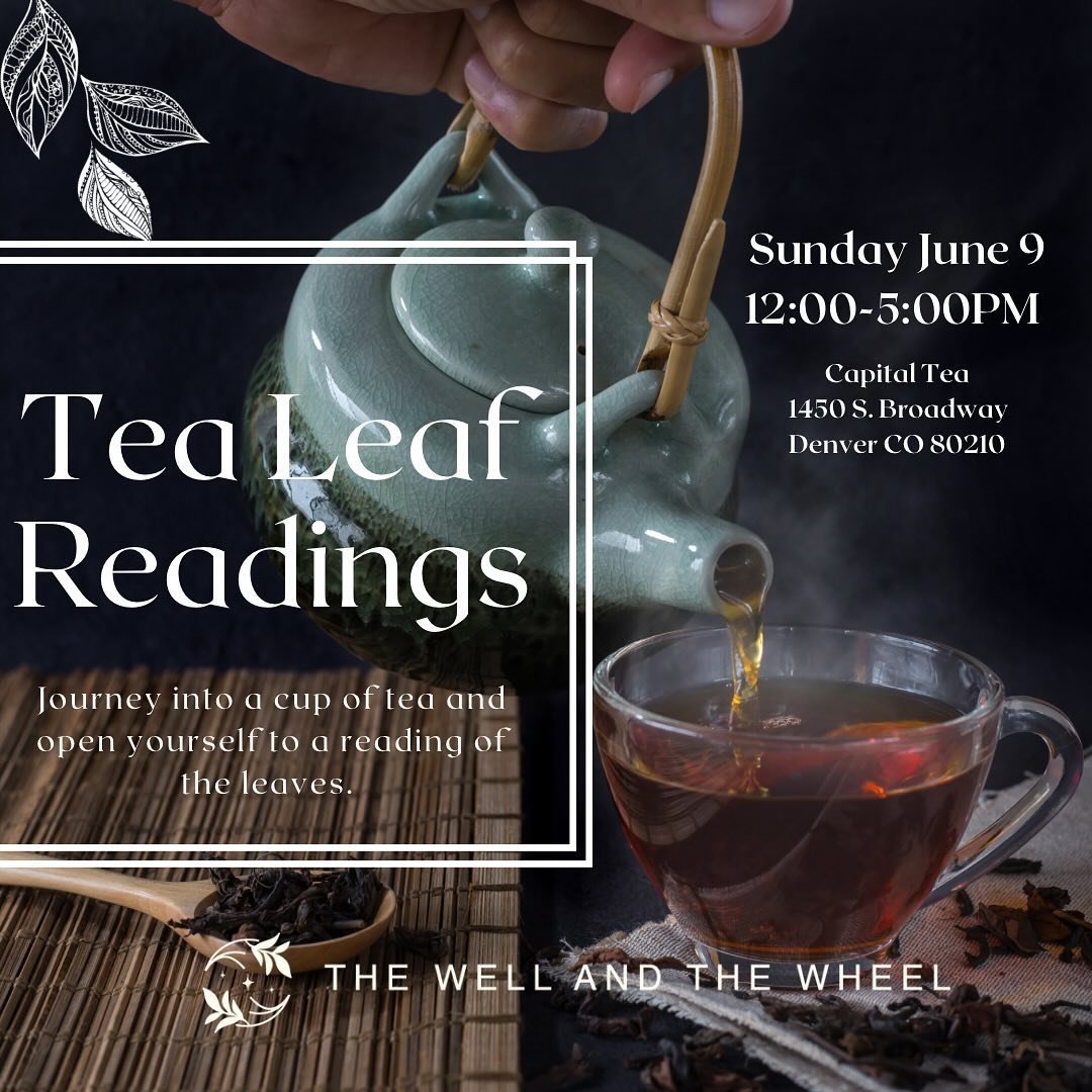 Come read the tea leaves with me on Sunday June 9 from 12:00 to 5:00 at @capitaltea . We haven&rsquo;t done a pop up like this in a while. So glad to be back at Capital Tea!
Maybe you&rsquo;d like to explore what transformations are possible for you 