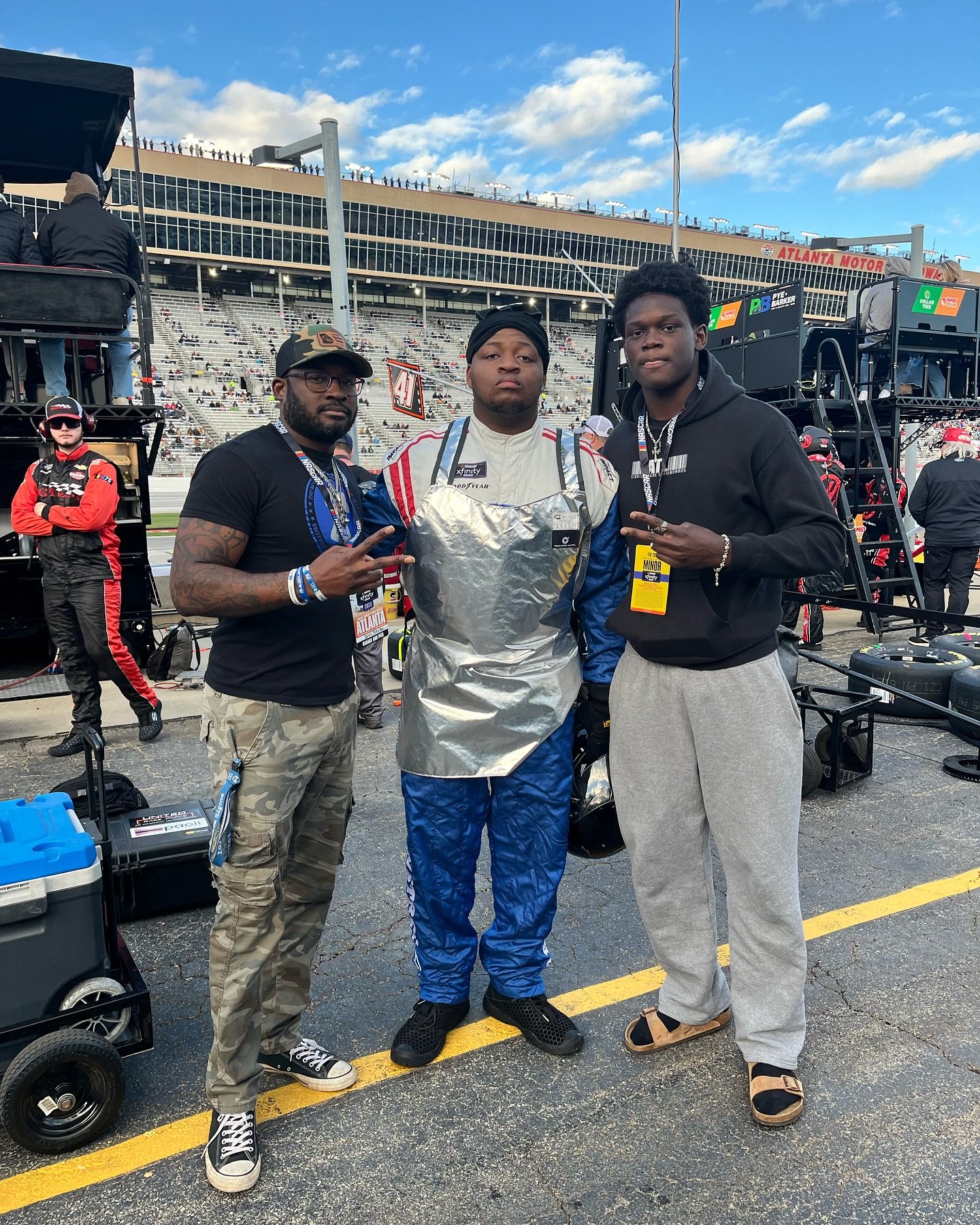 High speed, high stakes&mdash;whether it&rsquo;s on the field or the track, it&rsquo;s all about having the right team behind you. NASCAR Xfinity Series vibes in ATL! 

@nascar @nascarxfinityonthecw Thanks for having us ! 

#buildyourbrand #F4M1LY