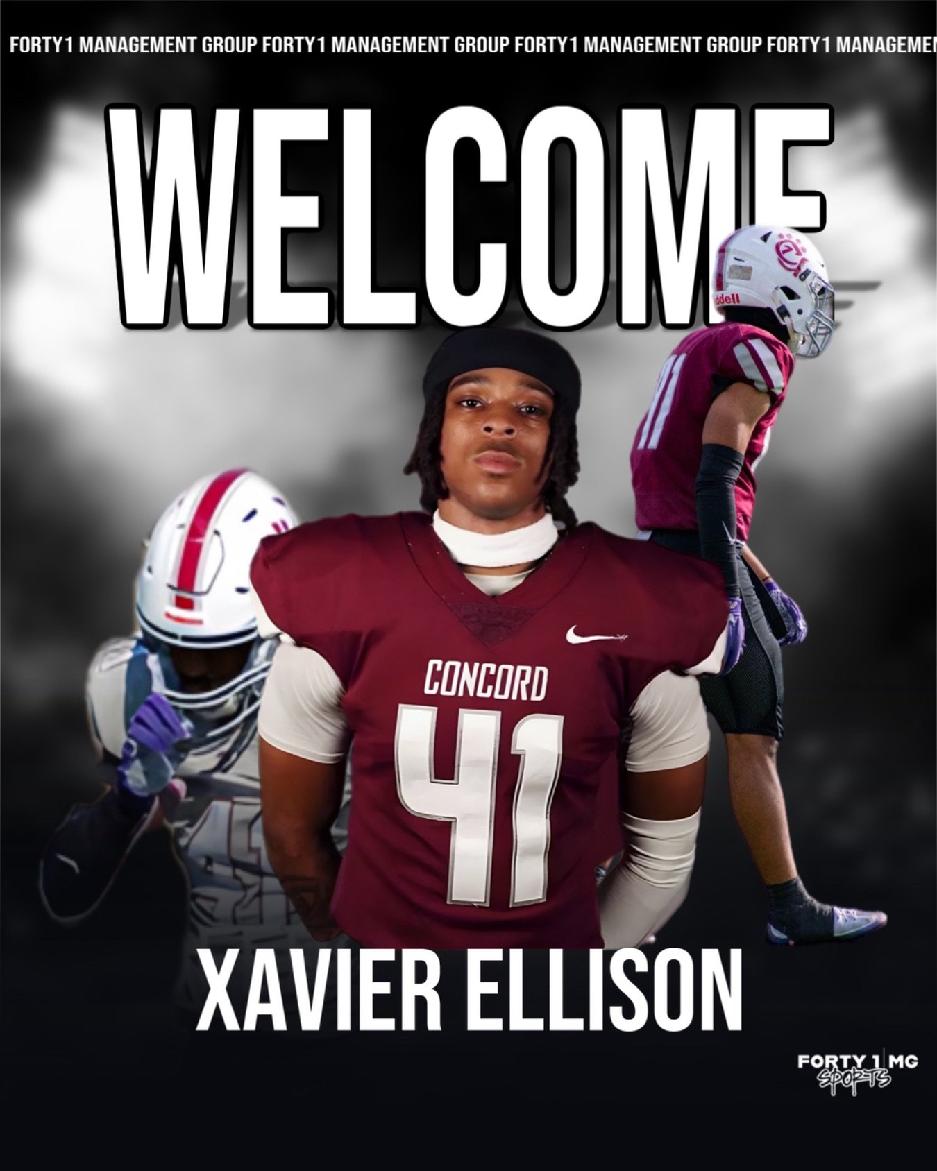 Welcome Concord University Linebacker Xavier Ellison ( @sirlordxeee ) to the F4M1LY!

#Buildyourbrand #F4M1LY