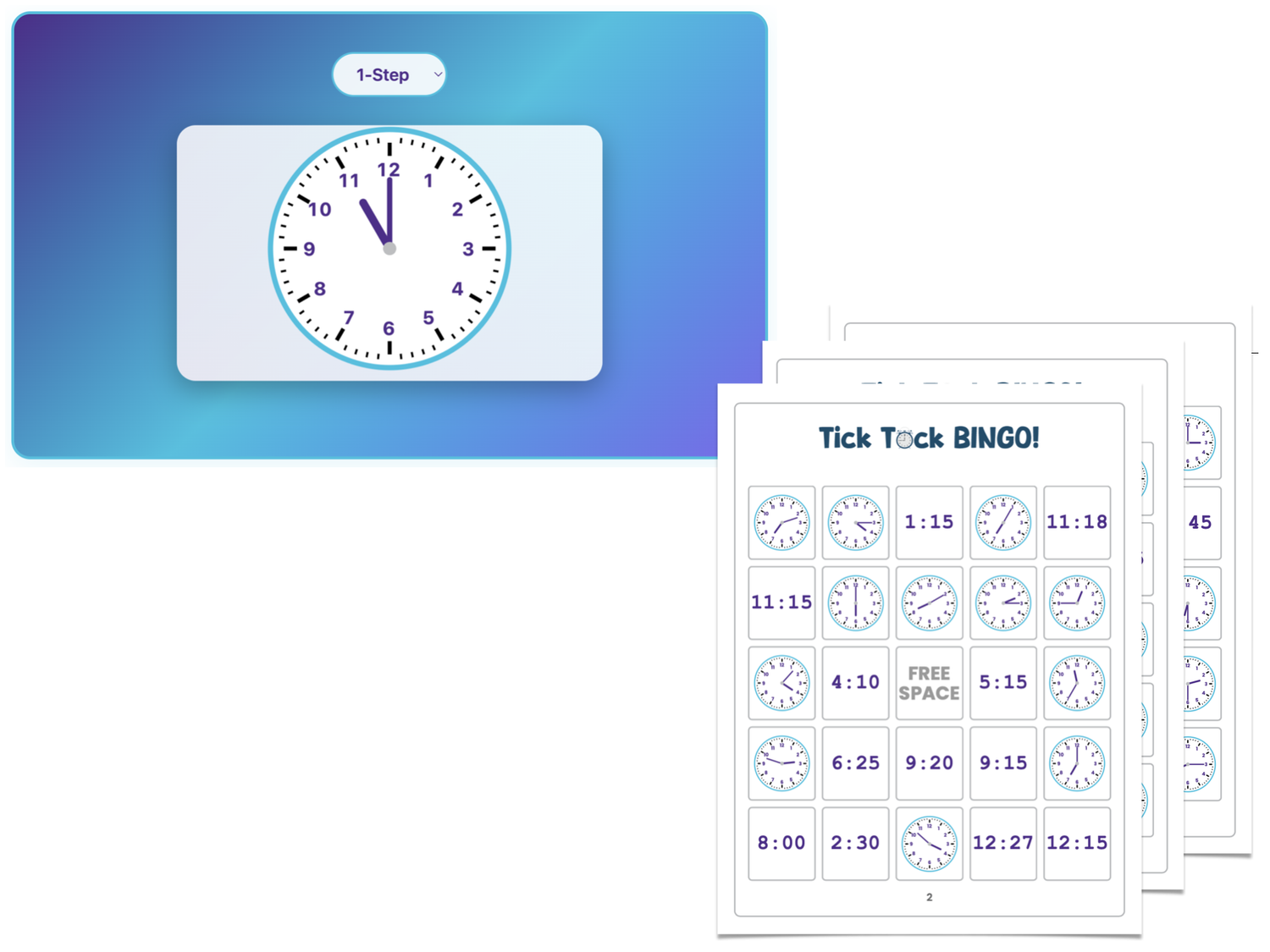 Tick Tock Bingo Setup
