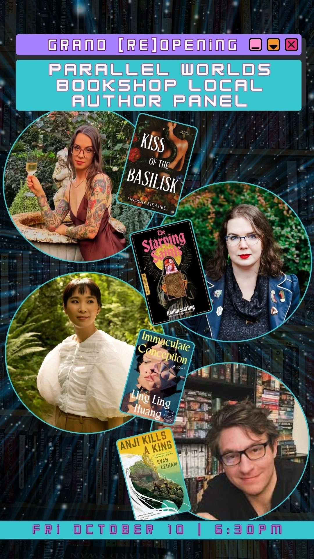 Local Author Panel and Signing - Grand Re-Opening