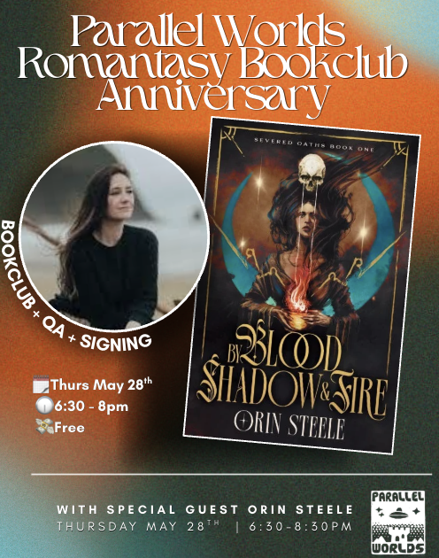 Romantasy Two Year Anniversary: By Blood, Shadow, and Fire by Orin Steele