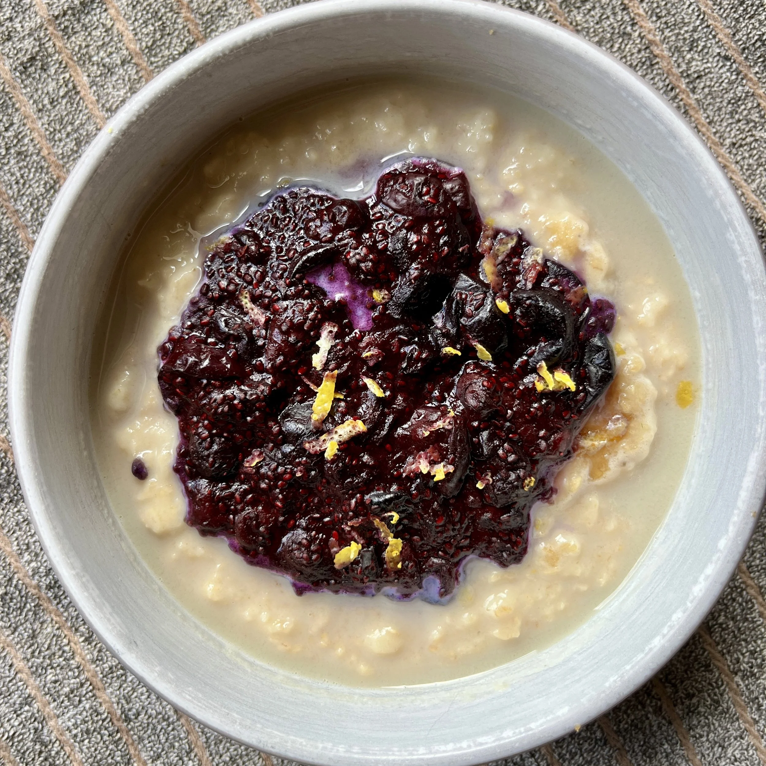 Lemon &amp; Blueberry Protein Oats