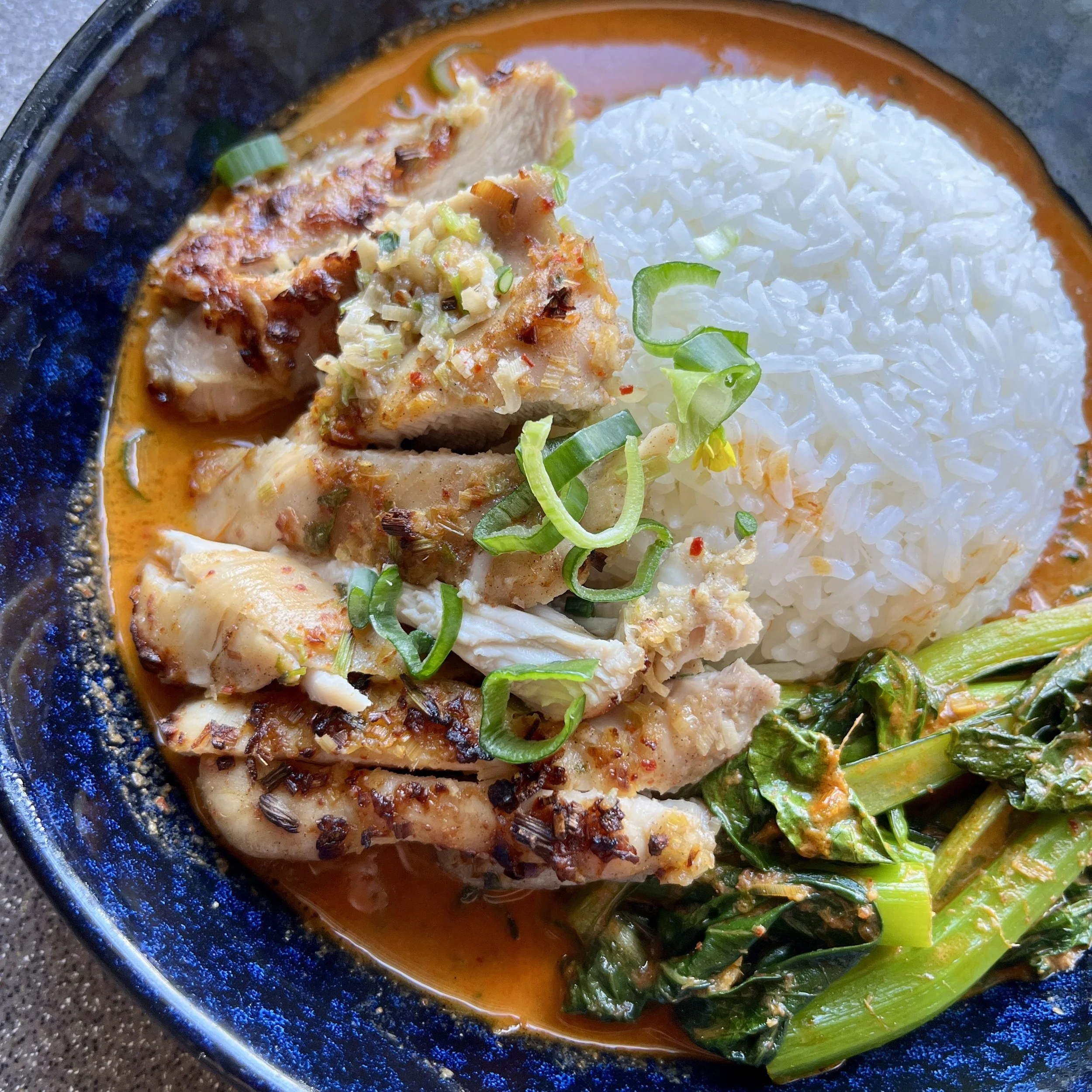 Lemongrass Chicken w. Thai Curry Sauce